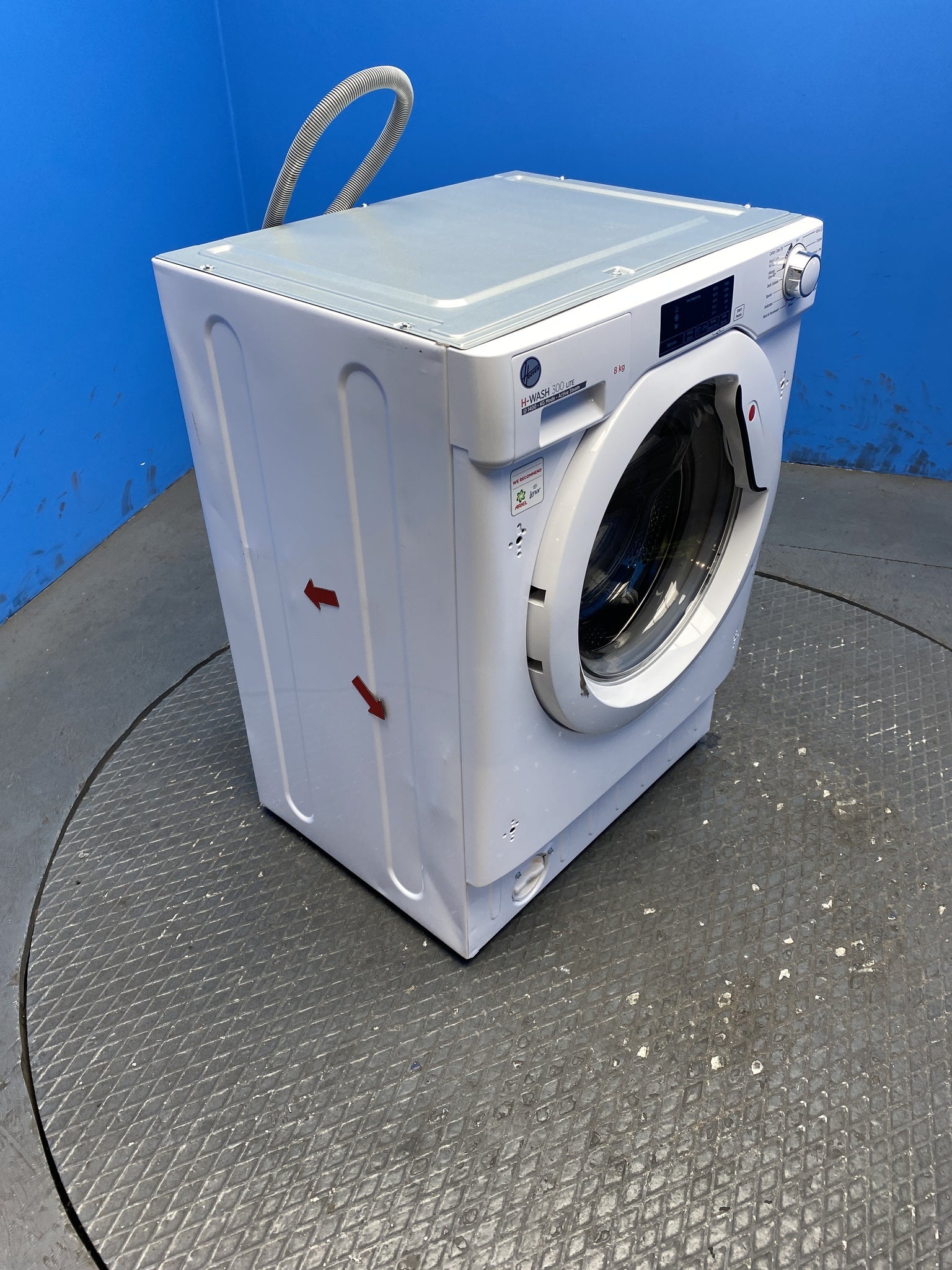 Hoover HBWS48D1W4 Integrated  8kg 1400 Spin Washing Machine