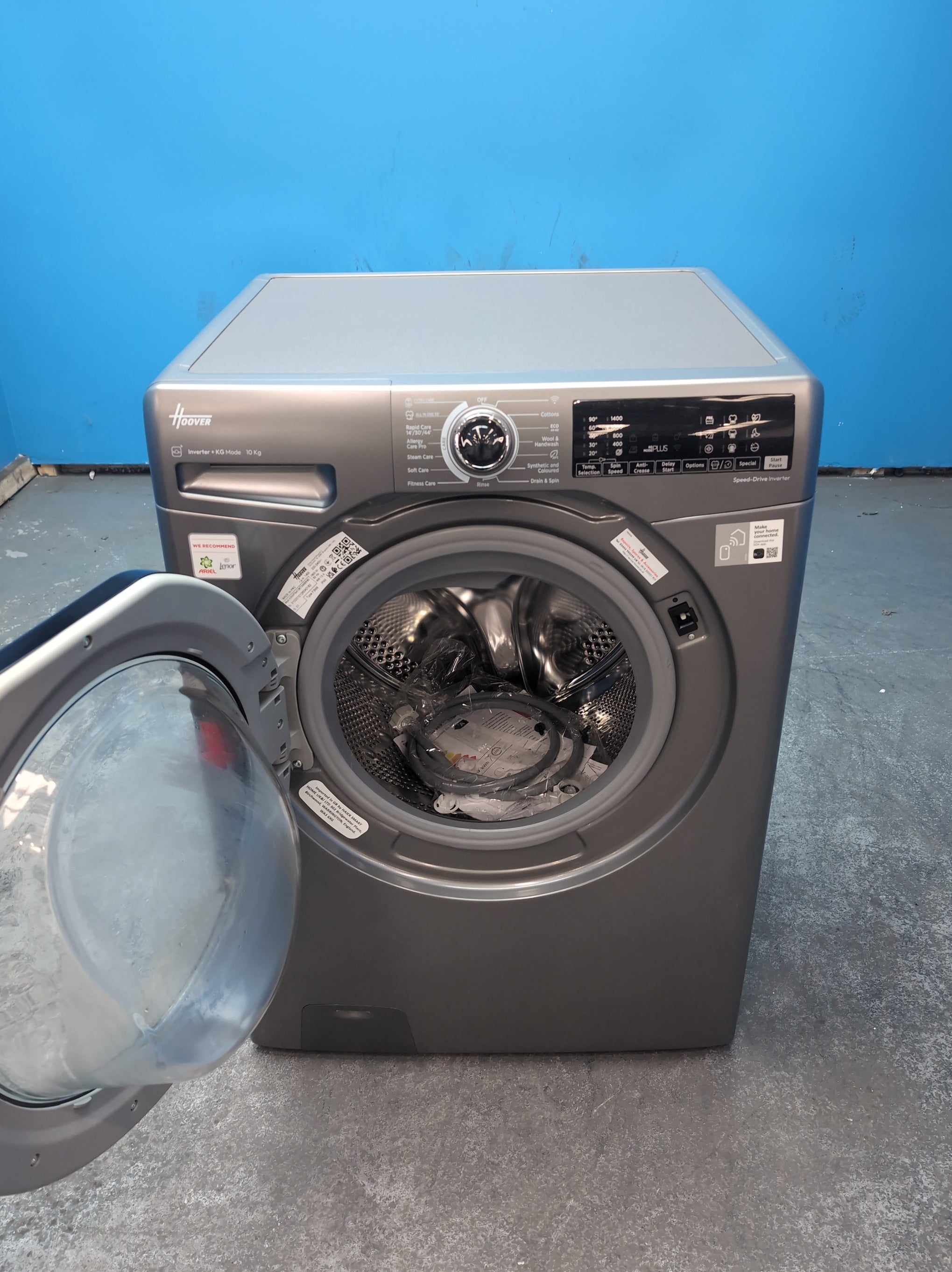 #GRC-164-357 - Hoover H-WASH 350 10kg 1400rpm Washing Machine – Eco-Power Inverter Motor