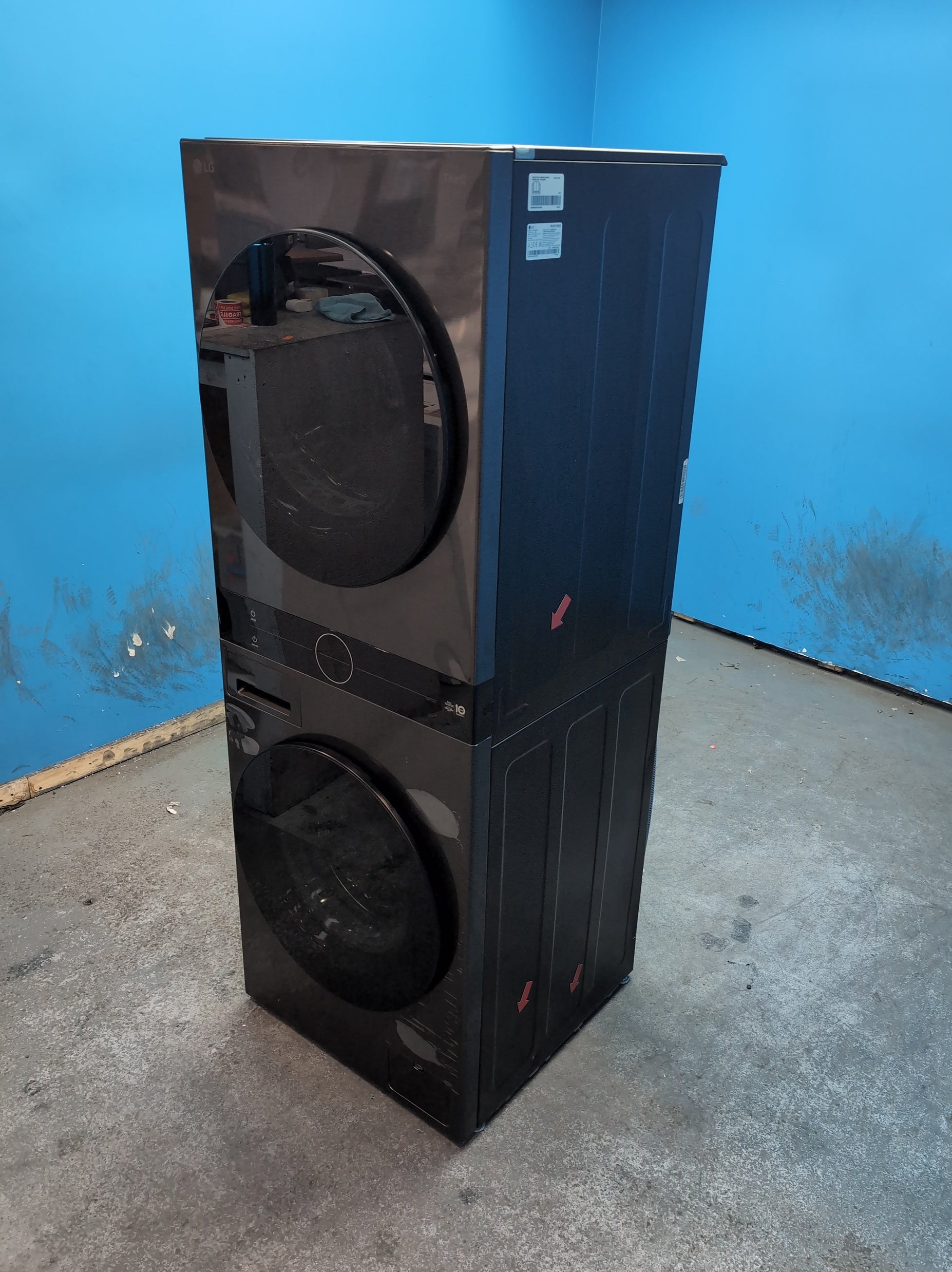 #GRC-159-653 - LG Washer Dryer – 12kg Wash, 10kg Dry, 1400rpm, Black