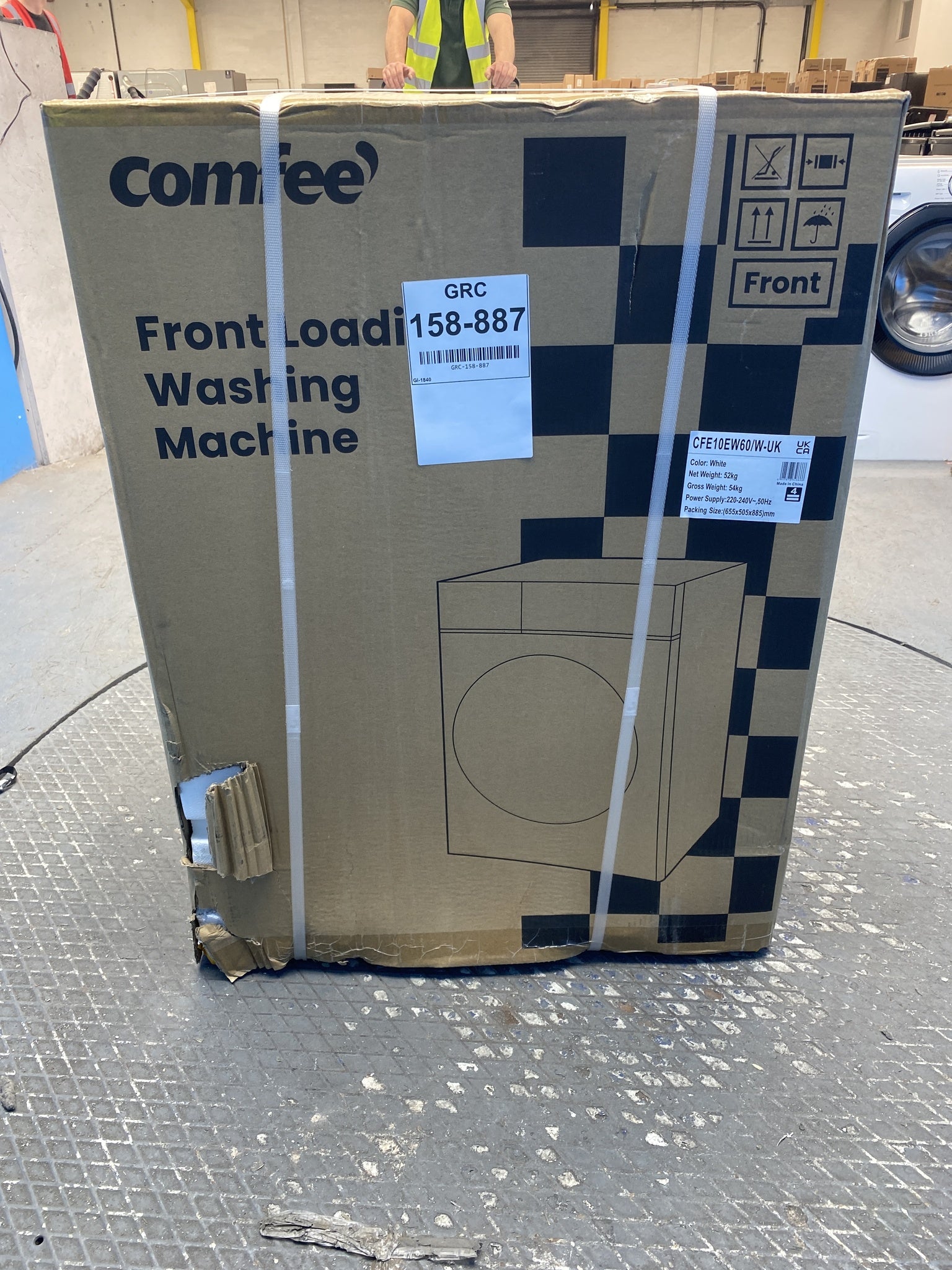 #GRC-158-887 - Comfee CFE10EW60/W Slim 6kg 1000rpm Washing Machine