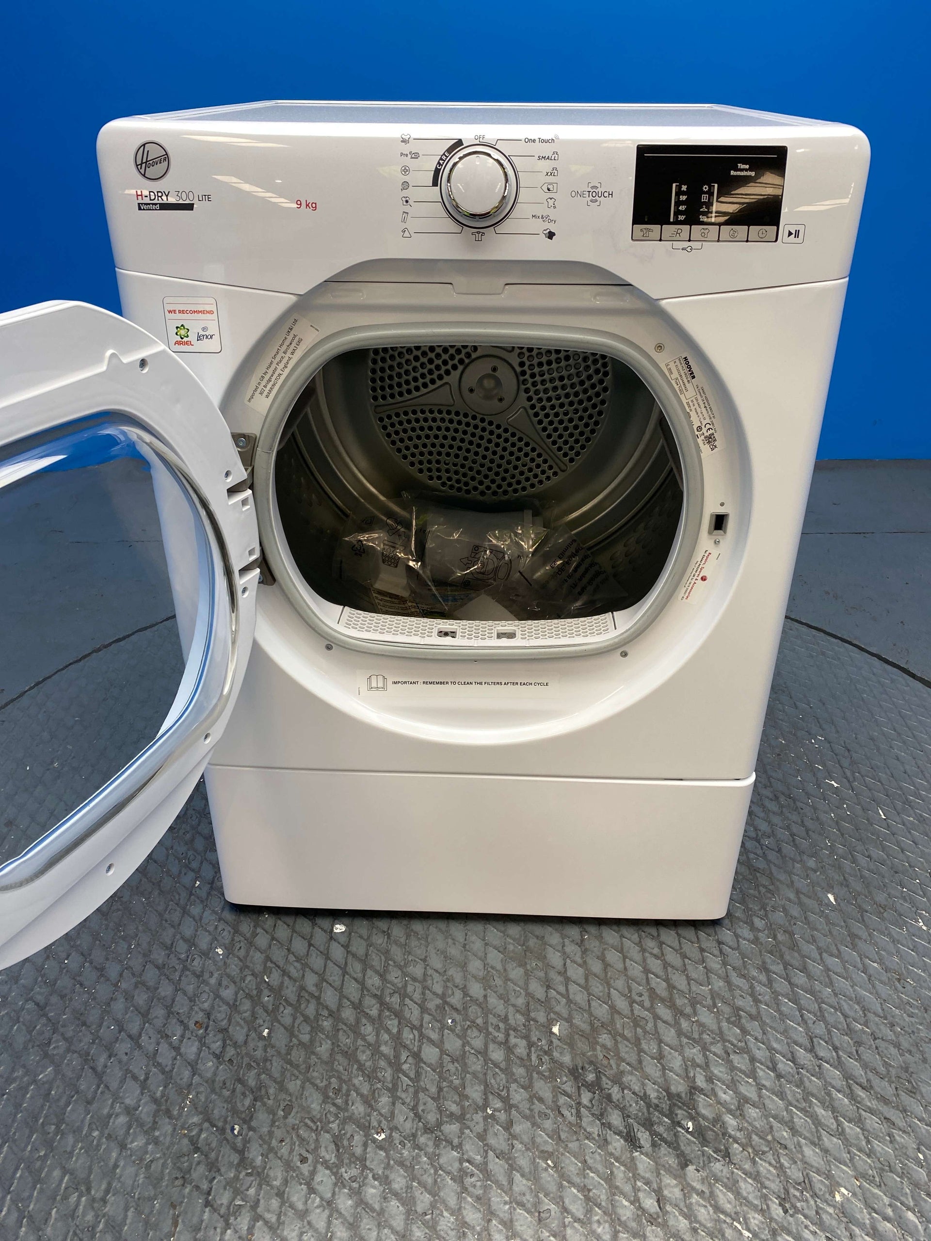 Hoover HLEV9DG 9kg Vented Tumble Dryer