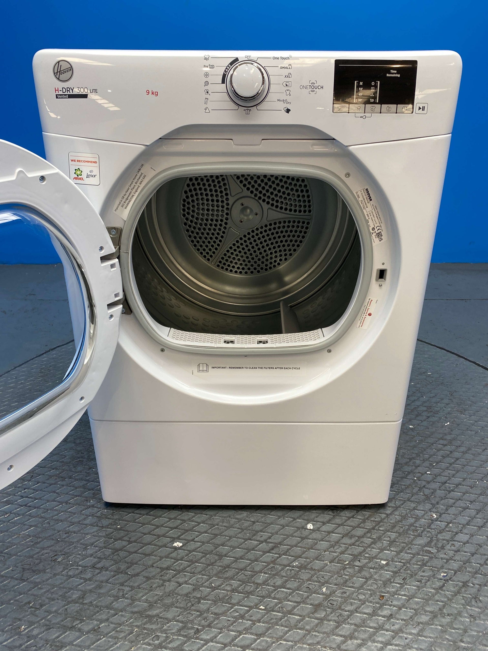 Hoover HLEV9DG 9kg Vented Tumble Dryer