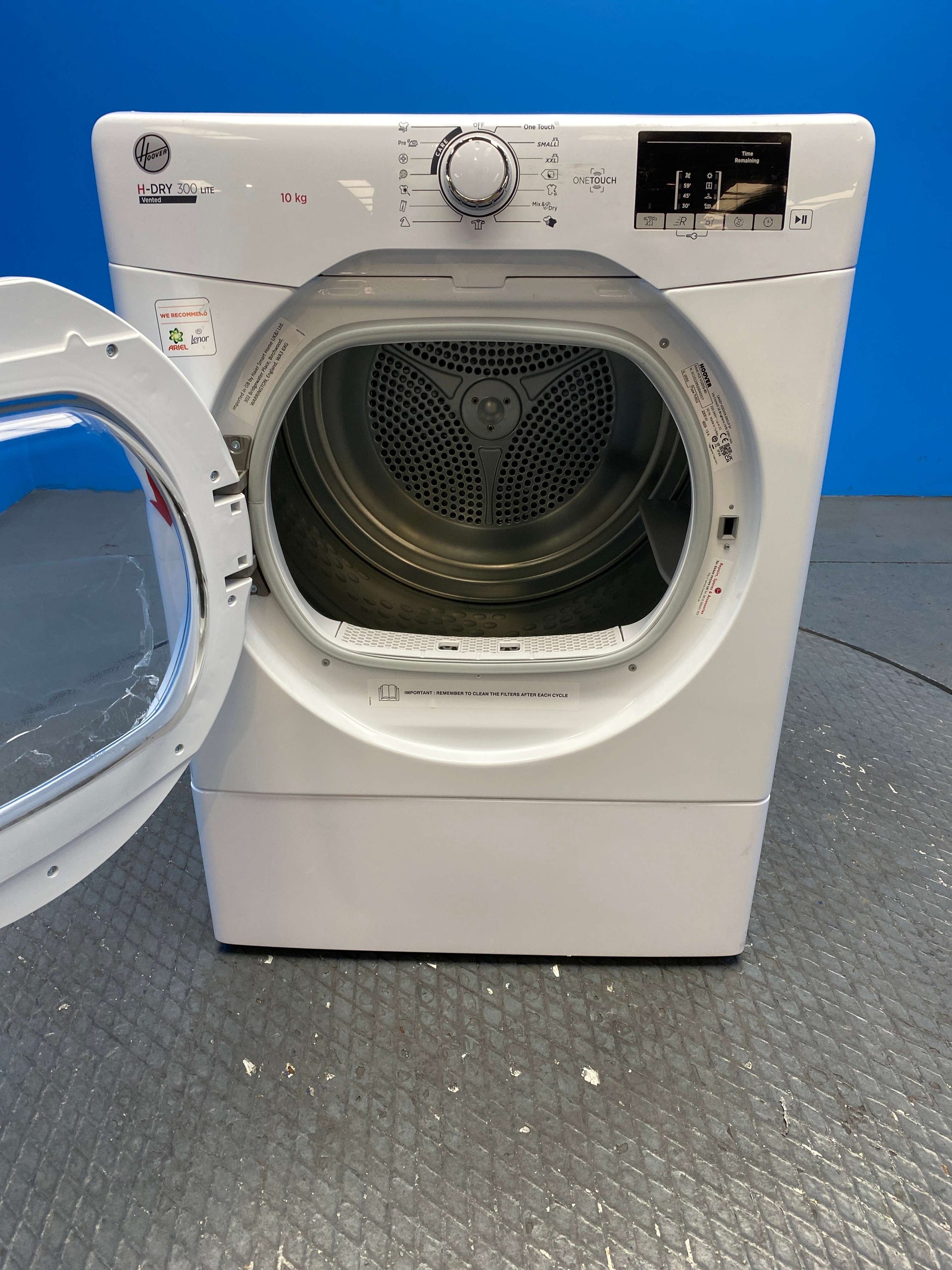 Hoover HLEV10DG 10kg Vented Tumble Dryer