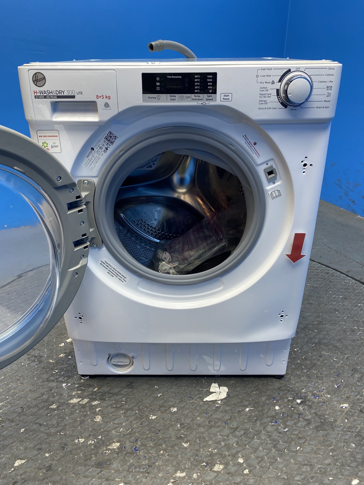 Hoover HBD 485D2E Integrated 8kg/5kg 1400rpm Washer Dryer