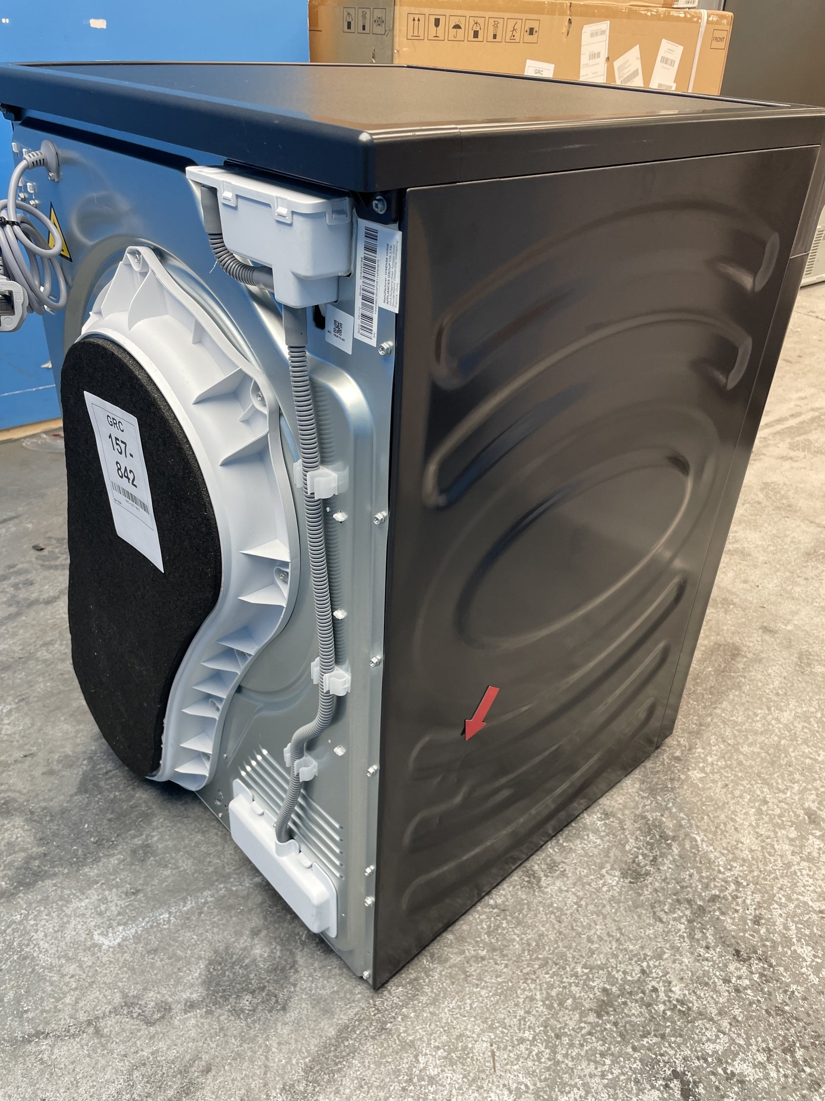 #GRC-157-842 - Hisense DH5S902BB 9kg Heat Pump Tumble Dryer