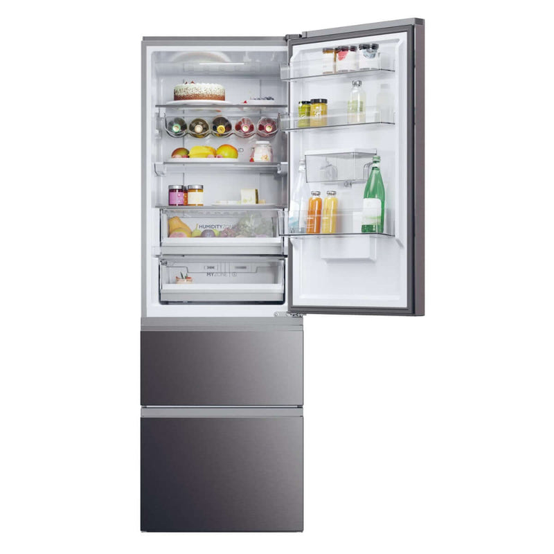 Haier HTW5618EWMP 357L Series 5 60cm 3D No Frost Fridge Freezer – Renew 2 U