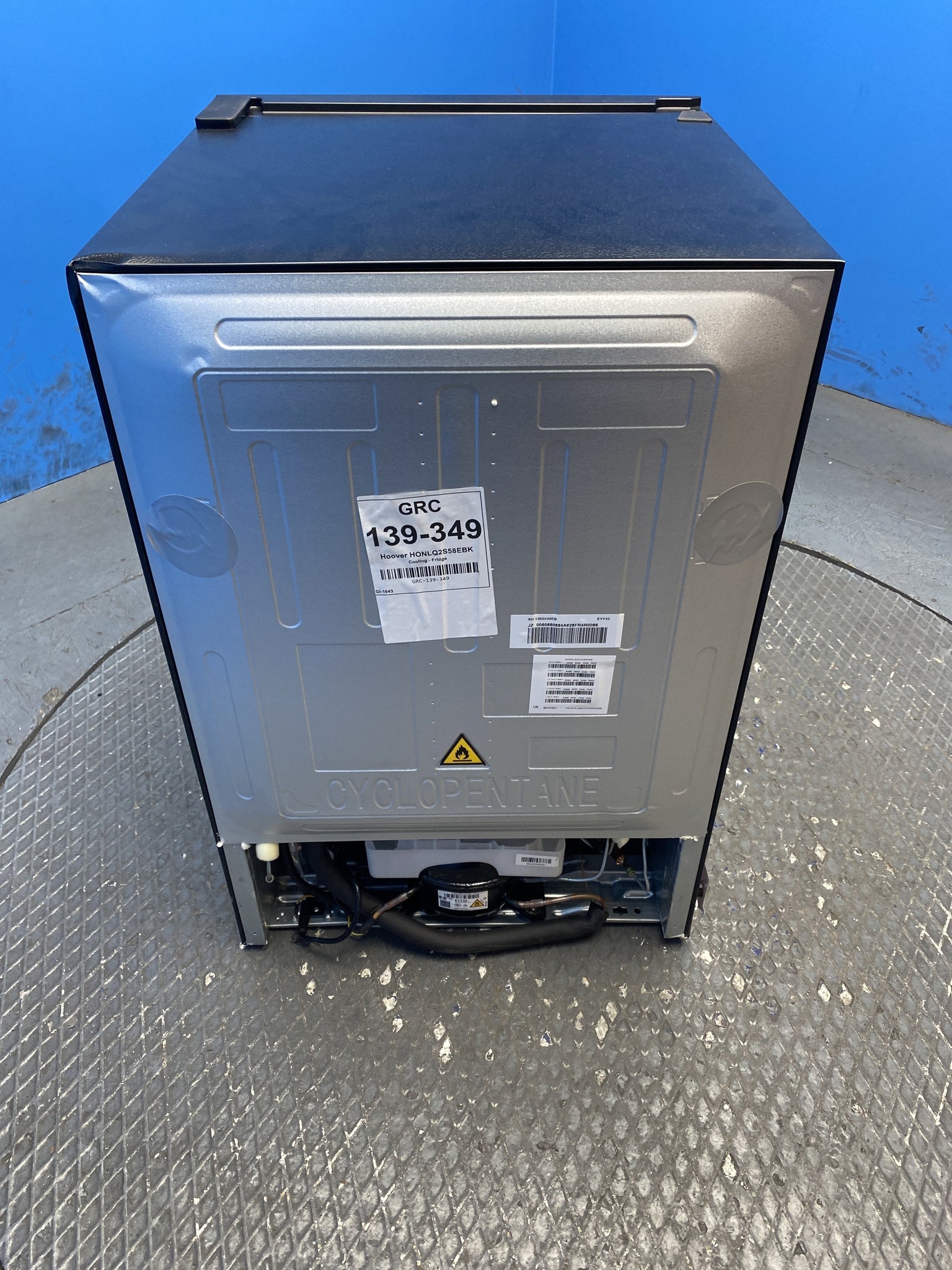 Hoover HONLQ2S58EBK H-FRIDGE 300 Mini Undercounter Fridge