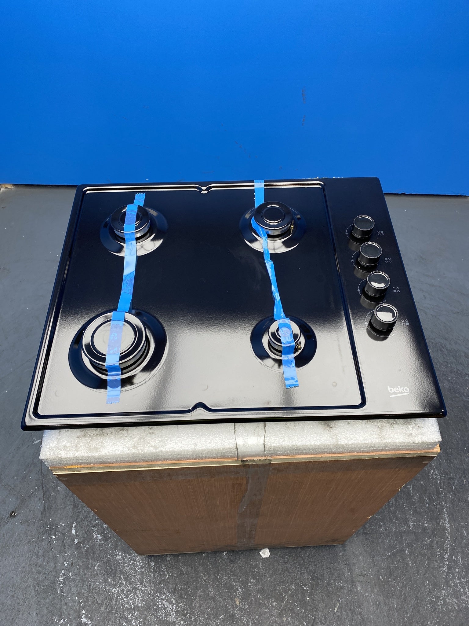 Beko HIBG64120SB 61cm 4 Zone Gas Hob