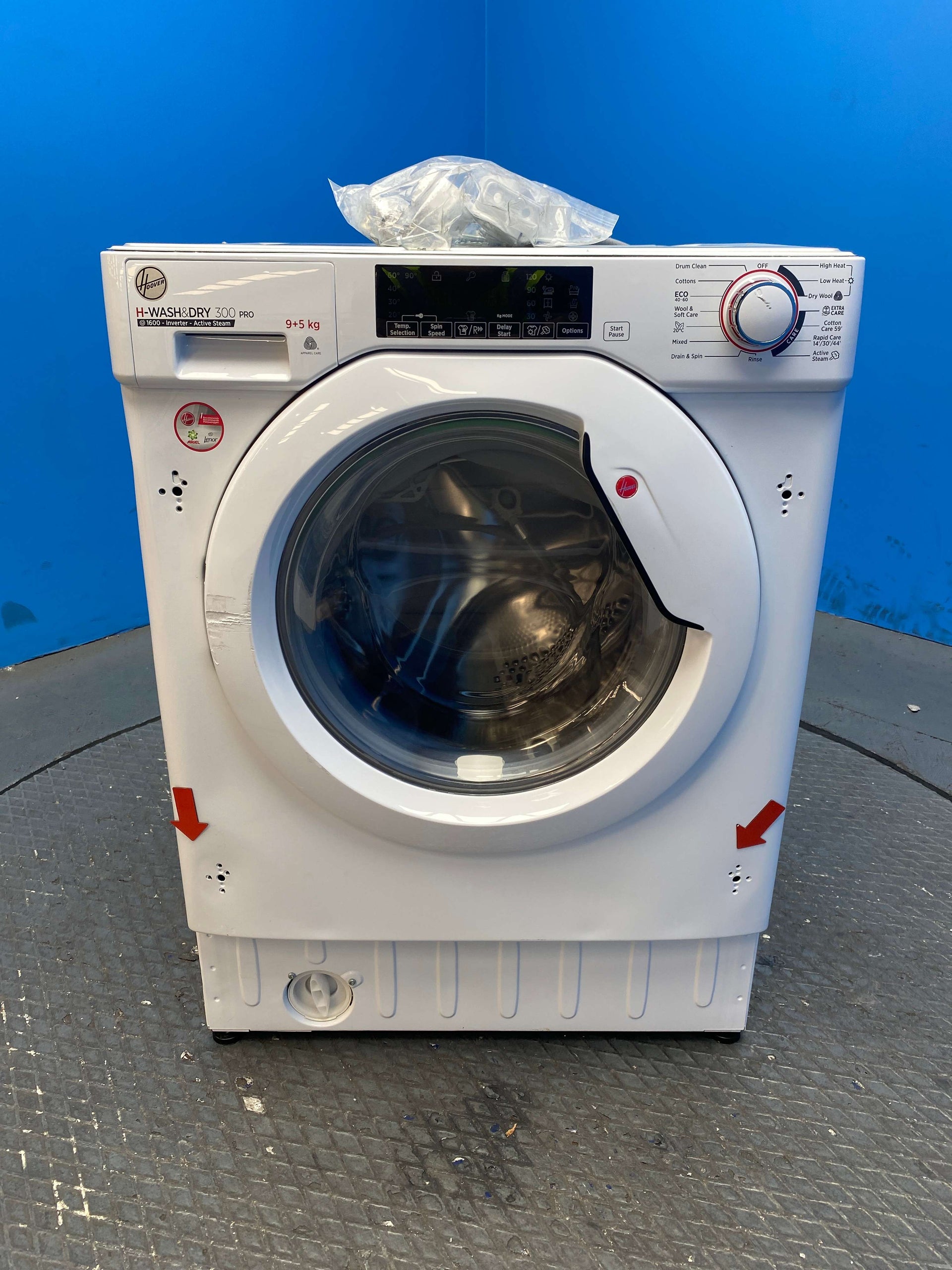 Hoover HBDOS695TMET Built In 9kg / 5kg 1600 Spin Washer Dryer
