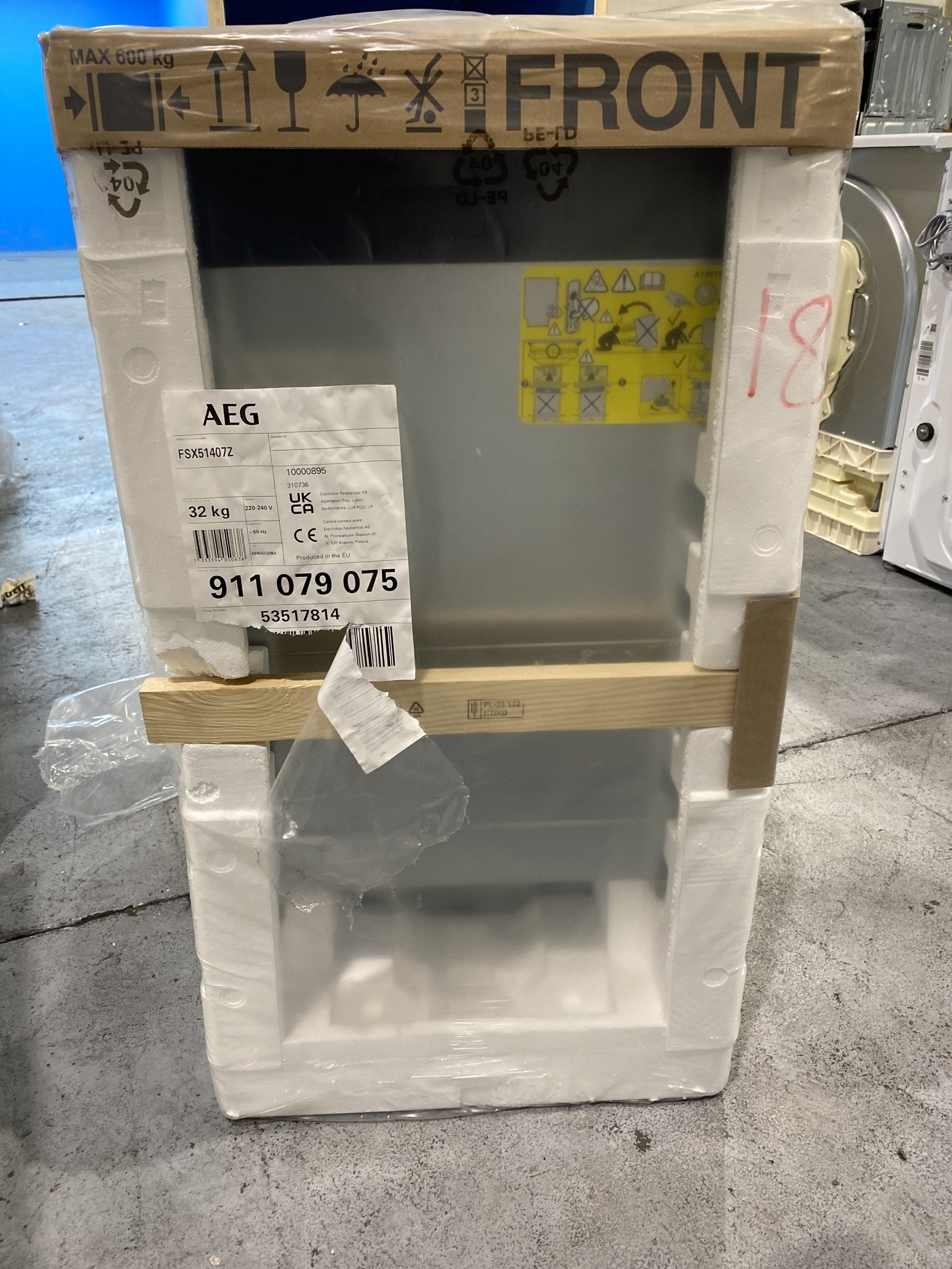 AEG FSX51407Z Slimline Integrated Dishwasher with AirDry