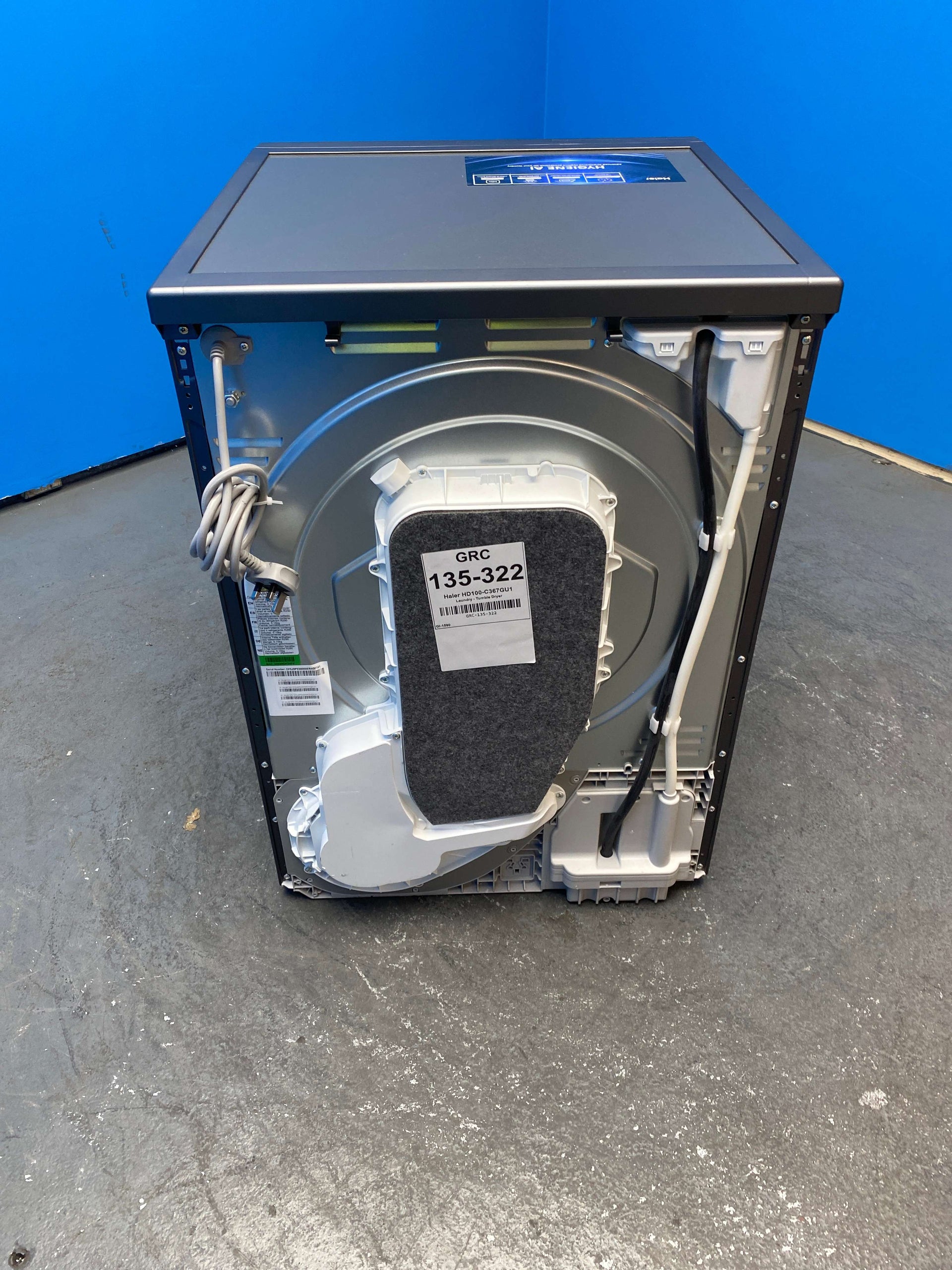 Haier X Series 7 10kg HD100-C367GU1 Heat Pump Tumble Dryer