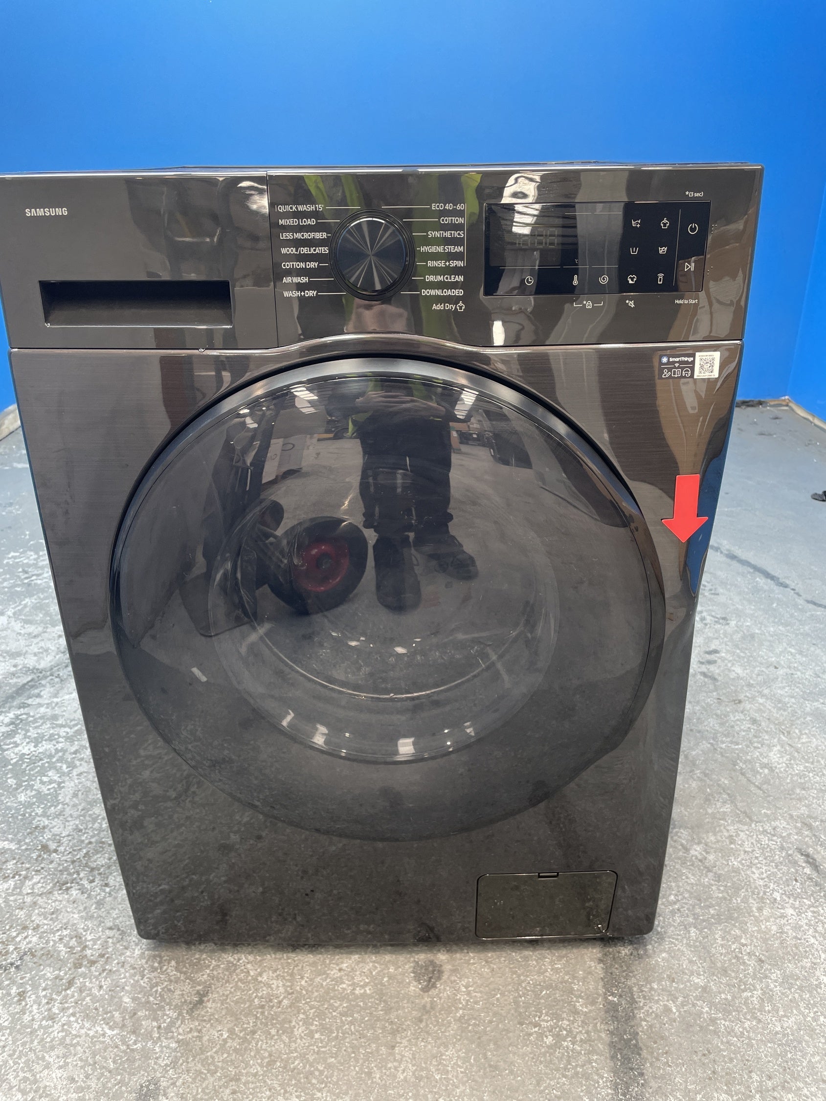 #GRC-157-840 - Samsung WD90DG5B15BB Series 5 9/6kg 1400rpm WiFi Washer Dryer