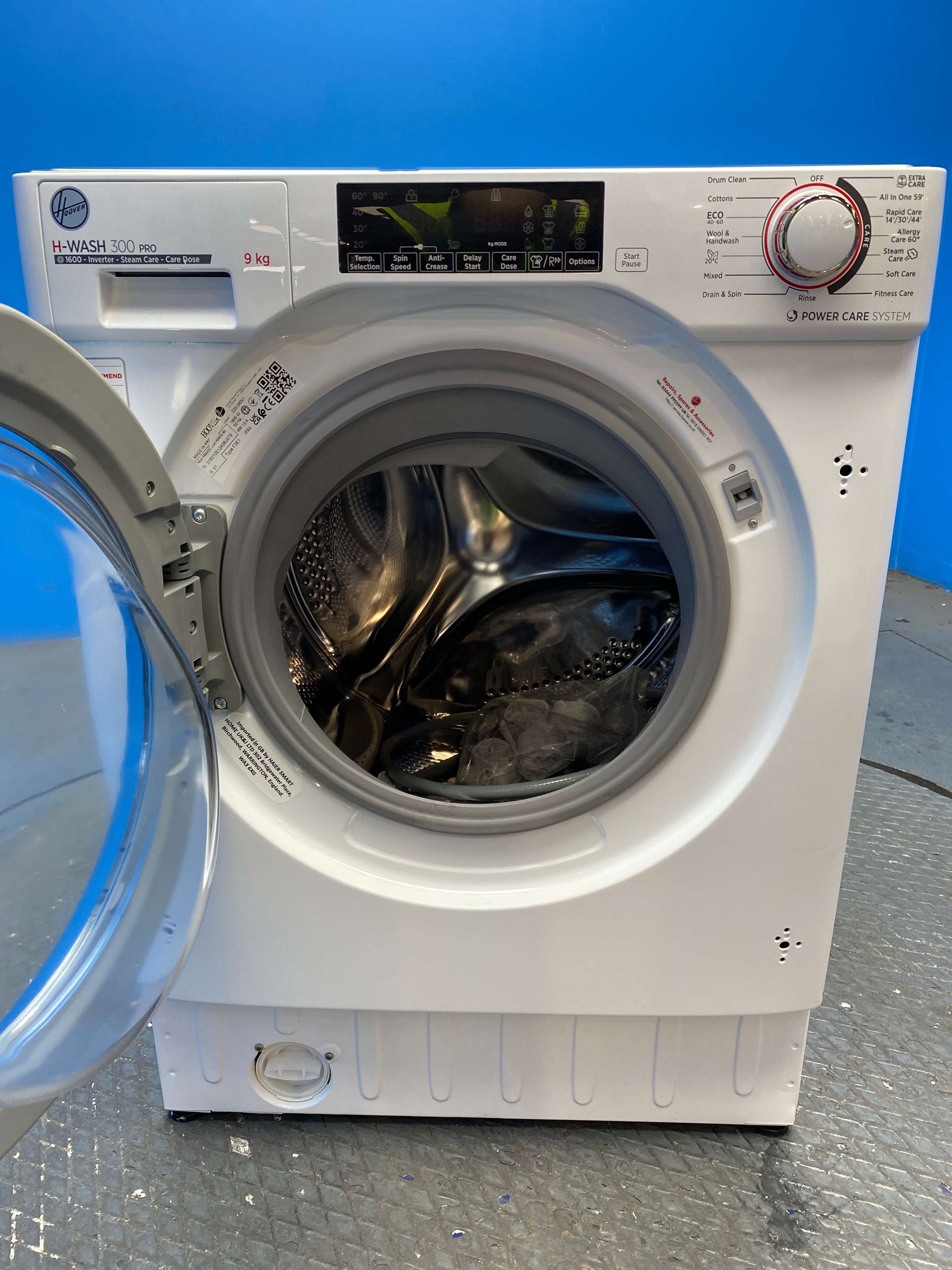 Hoover HBWODS69TAMCE 9kg Integrated AutoDose Washing Machine