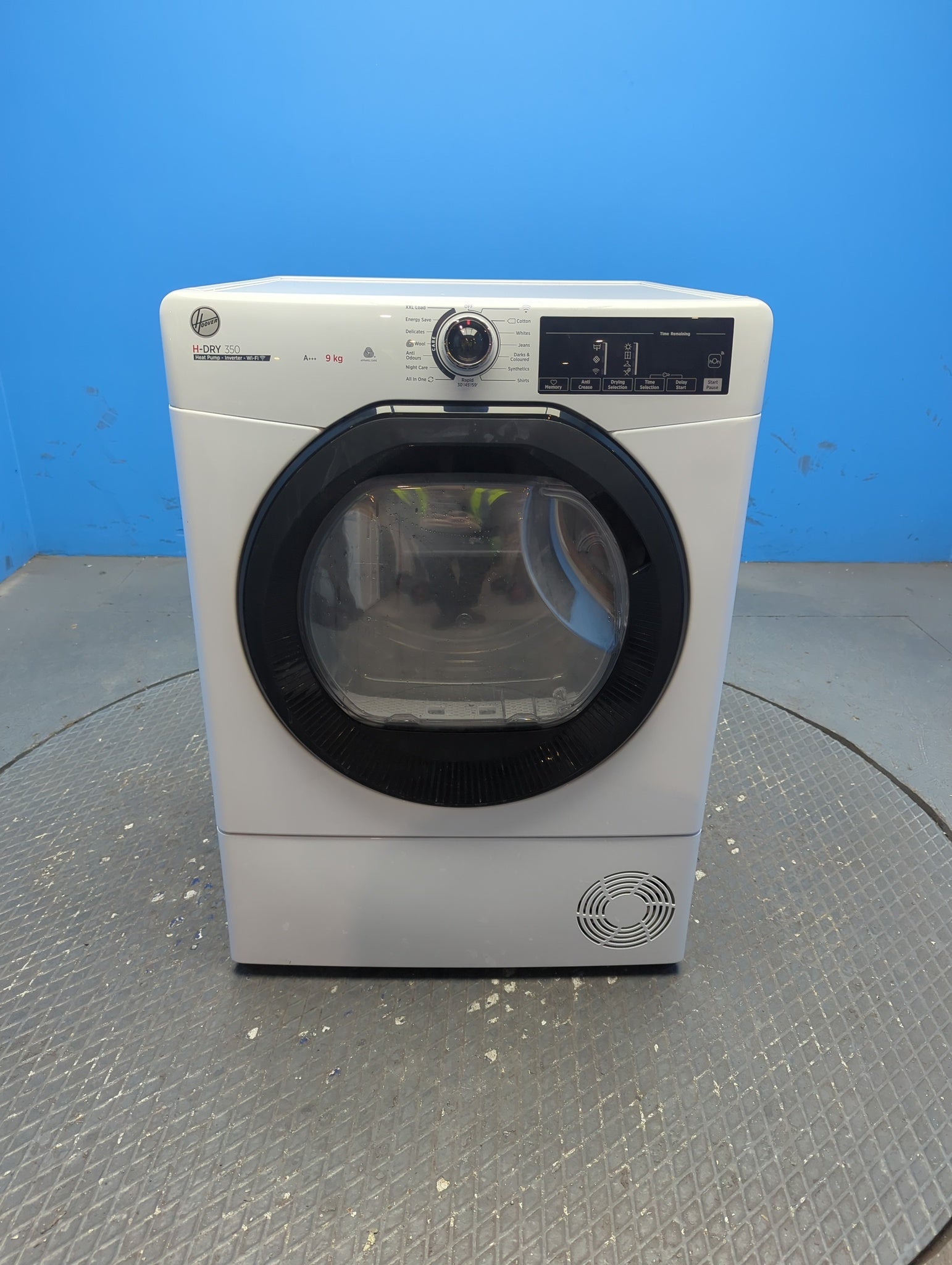 Hoover HREH9A3TBE/N 9kg Heat Pump Tumble Dryer with Wi-Fi