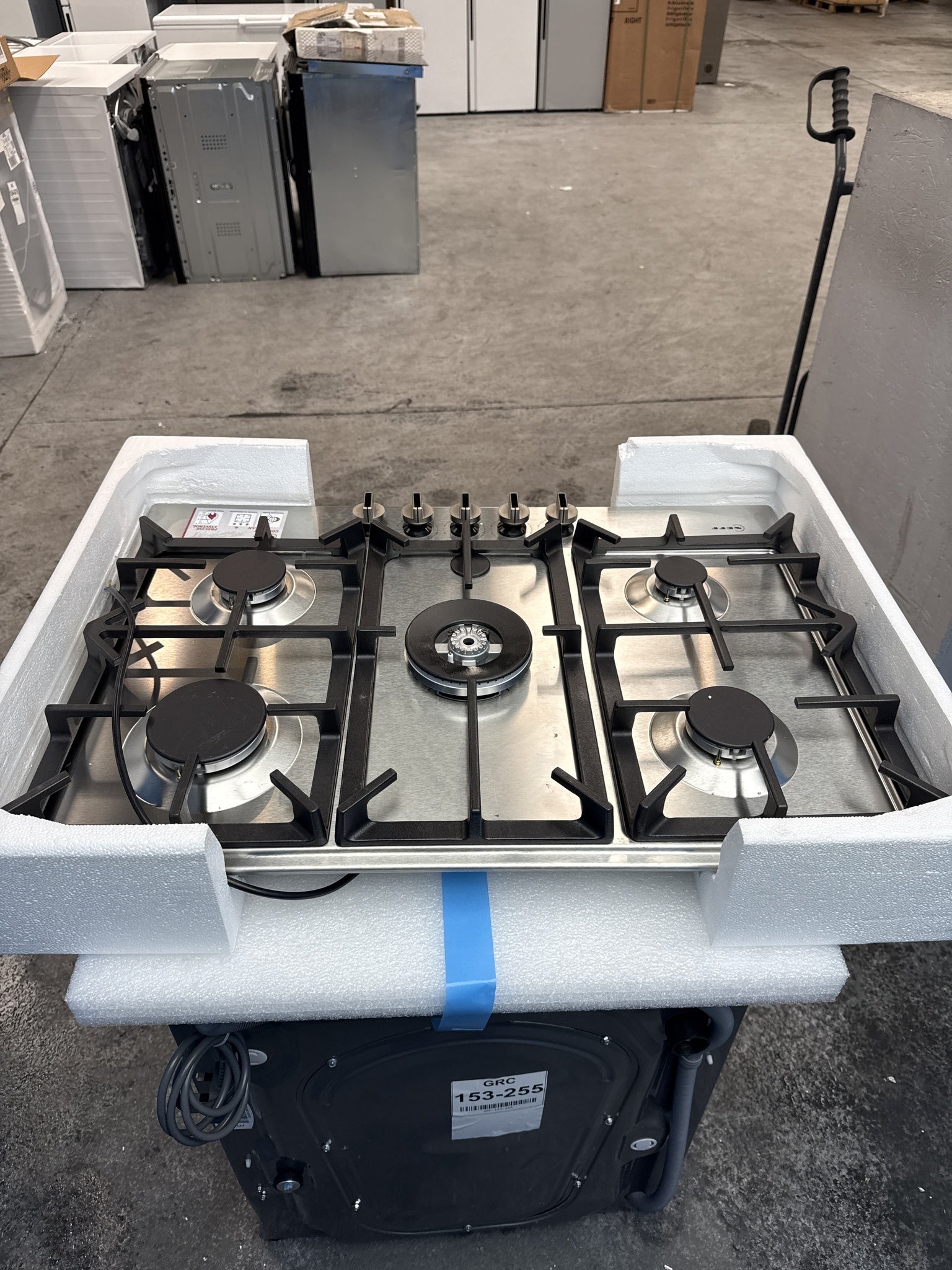 #GRC-153-708 - NEFF N70 T27CIQ8N0 75cm Built-in 5 Burner Gas Hob