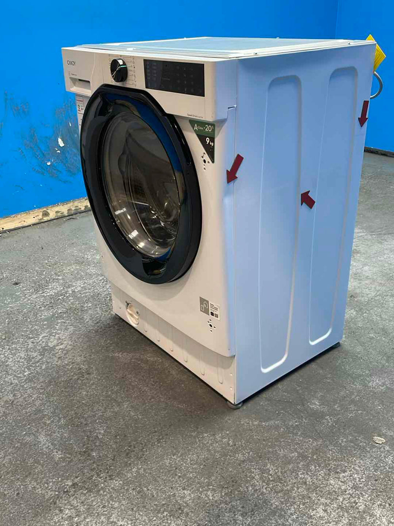 #GRC-161-607 - Candy Smart BC4S49M6DB8J-80 Integrated 9kg 1400rpm Washing Machine