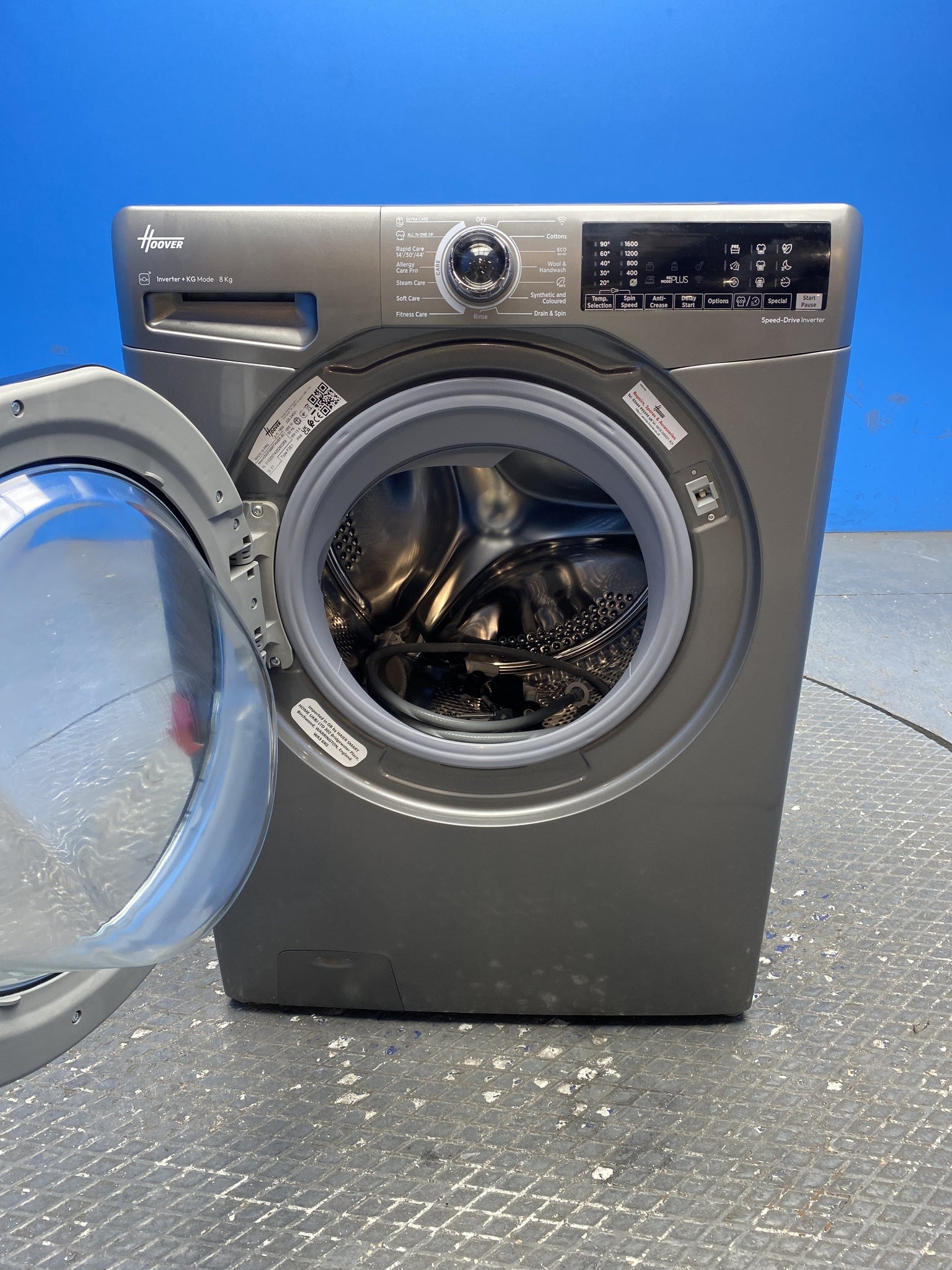 Hoover H-WASH 350 H3WPS686TAMBR-80 8kg 1600rpm Wi-Fi Washing Machine