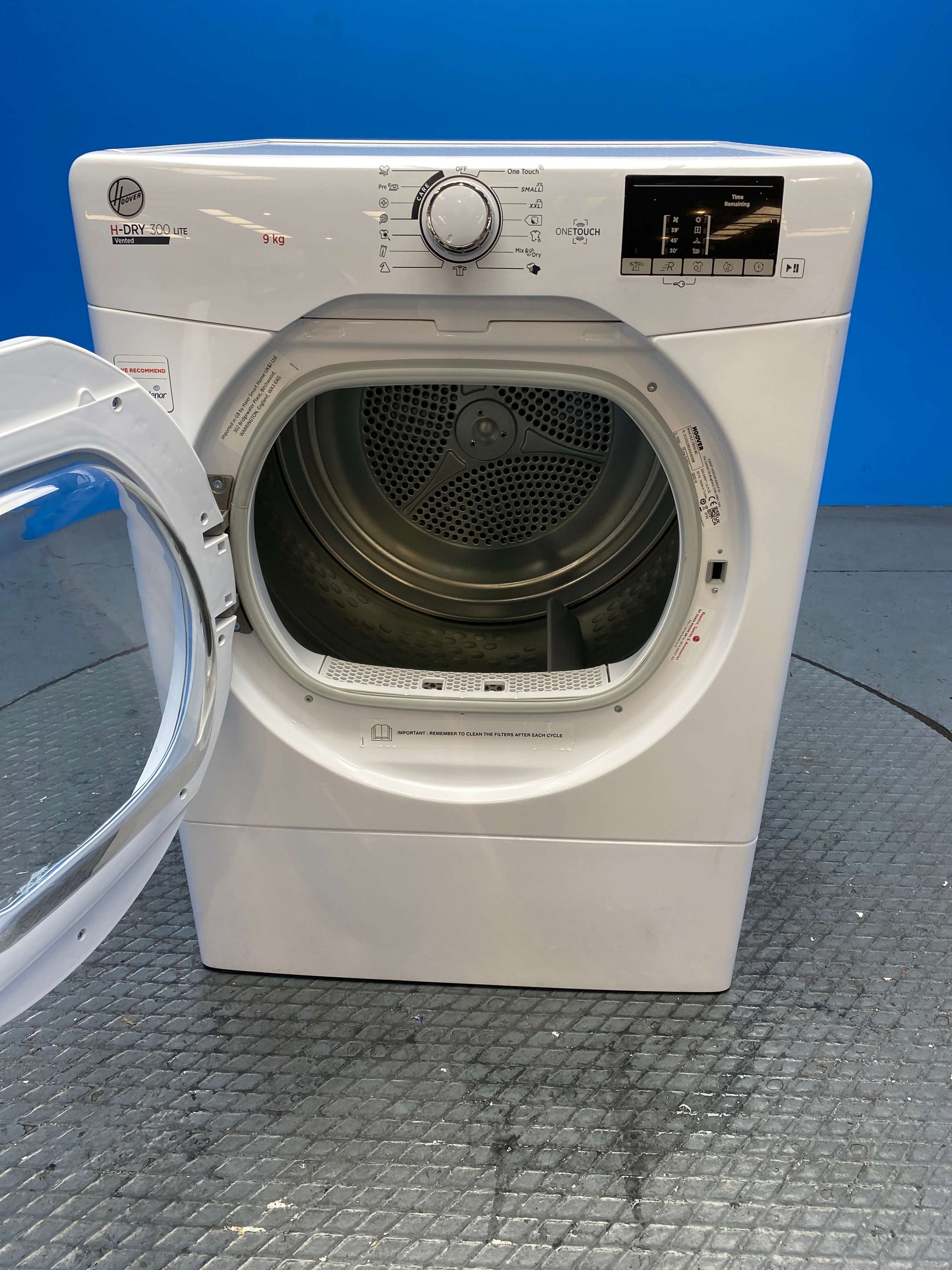 Hoover HLEV9DG 9kg Vented Tumble Dryer