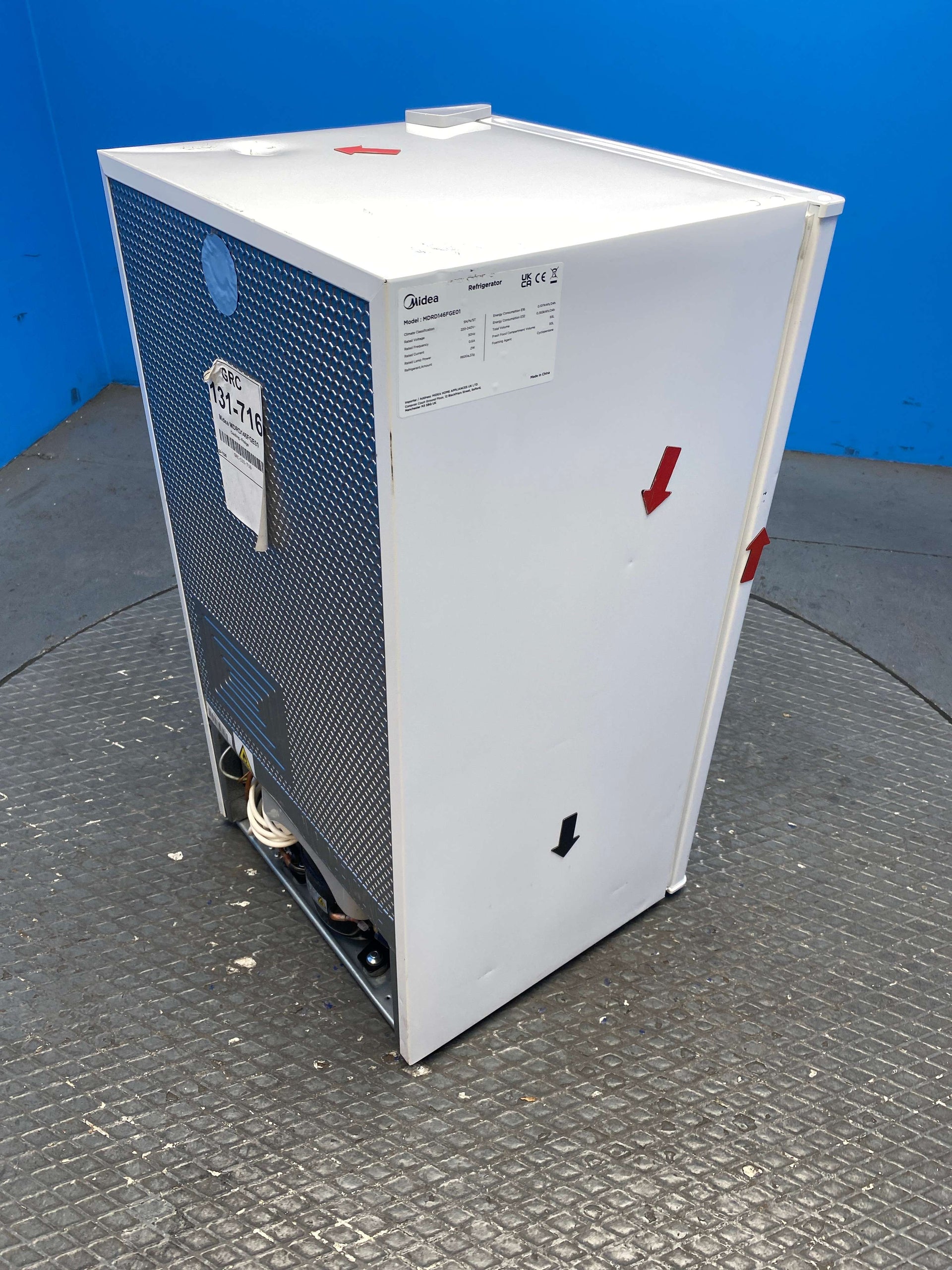 Midea MDRD146FGE01 93 Litre Undercounter Fridge