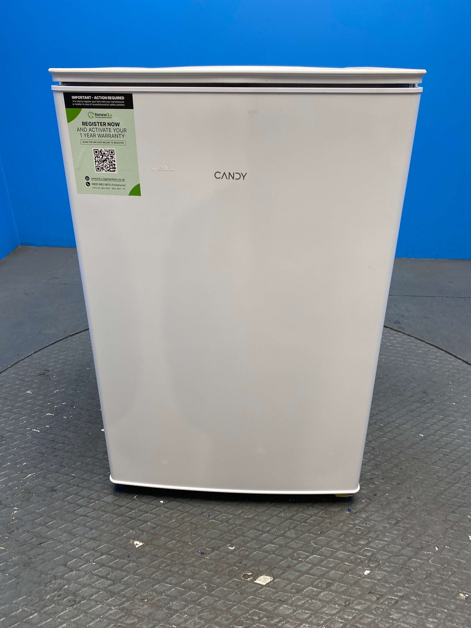 Candy CUQS58EWK 85 Litre Undercounter Freezer