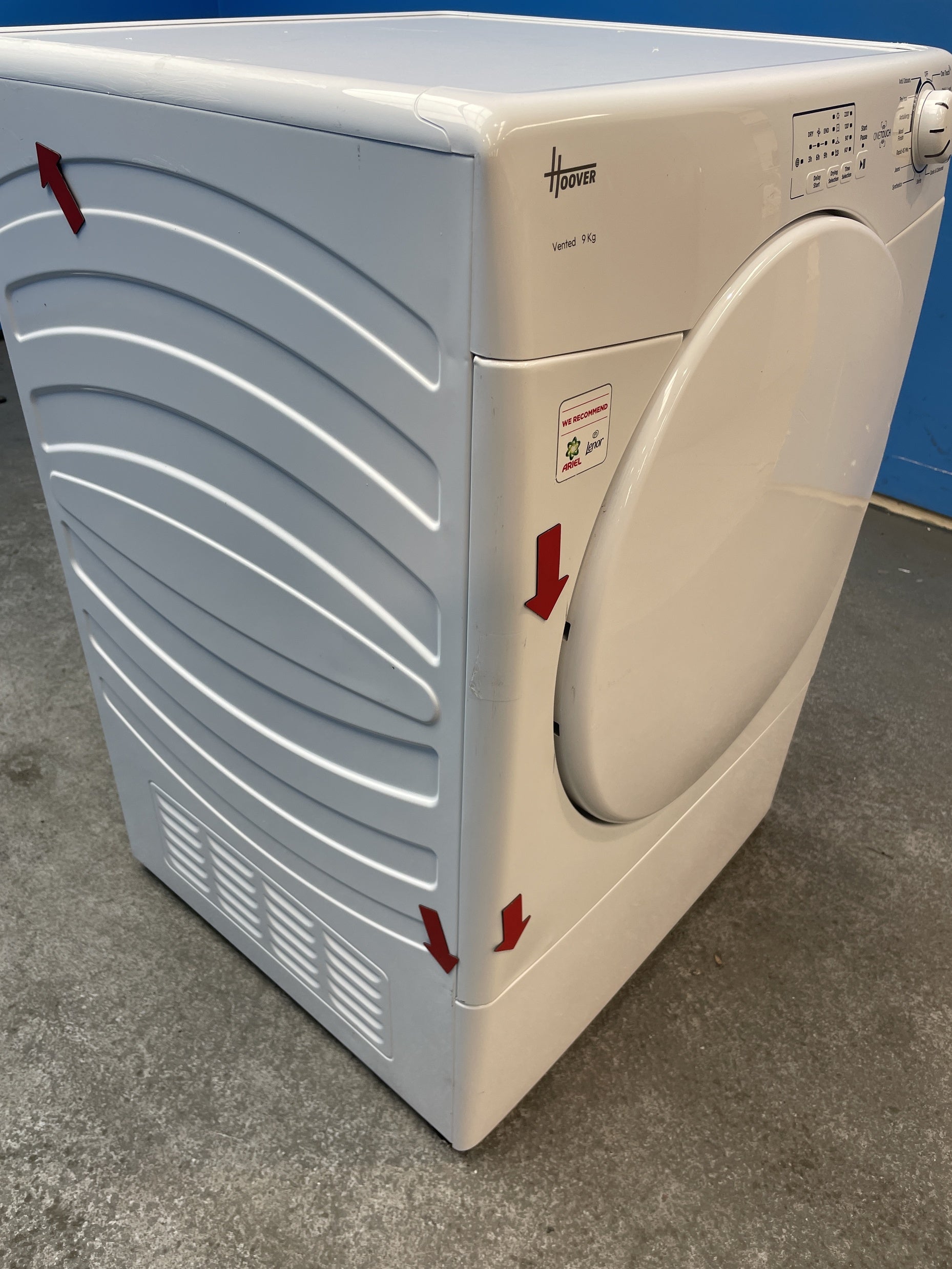 #GRC-157-694 - Hoover H-DRY 300 HLE V9LF-80 9kg Vented Tumble Dryer