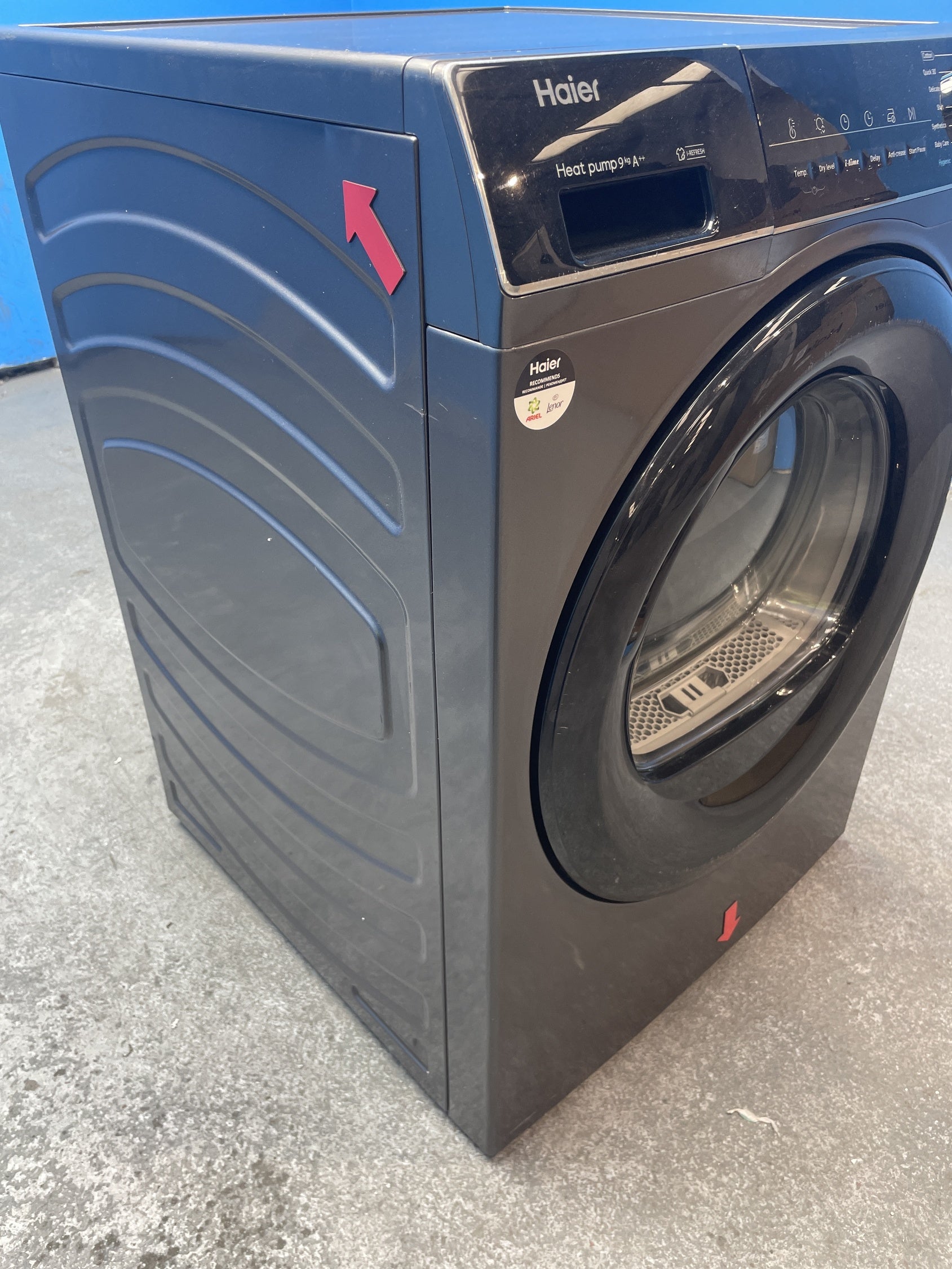 #GRC-157-027 - Haier I-Pro Series 3 HD90-A2939S 9kg Heat Pump Tumble Dryer