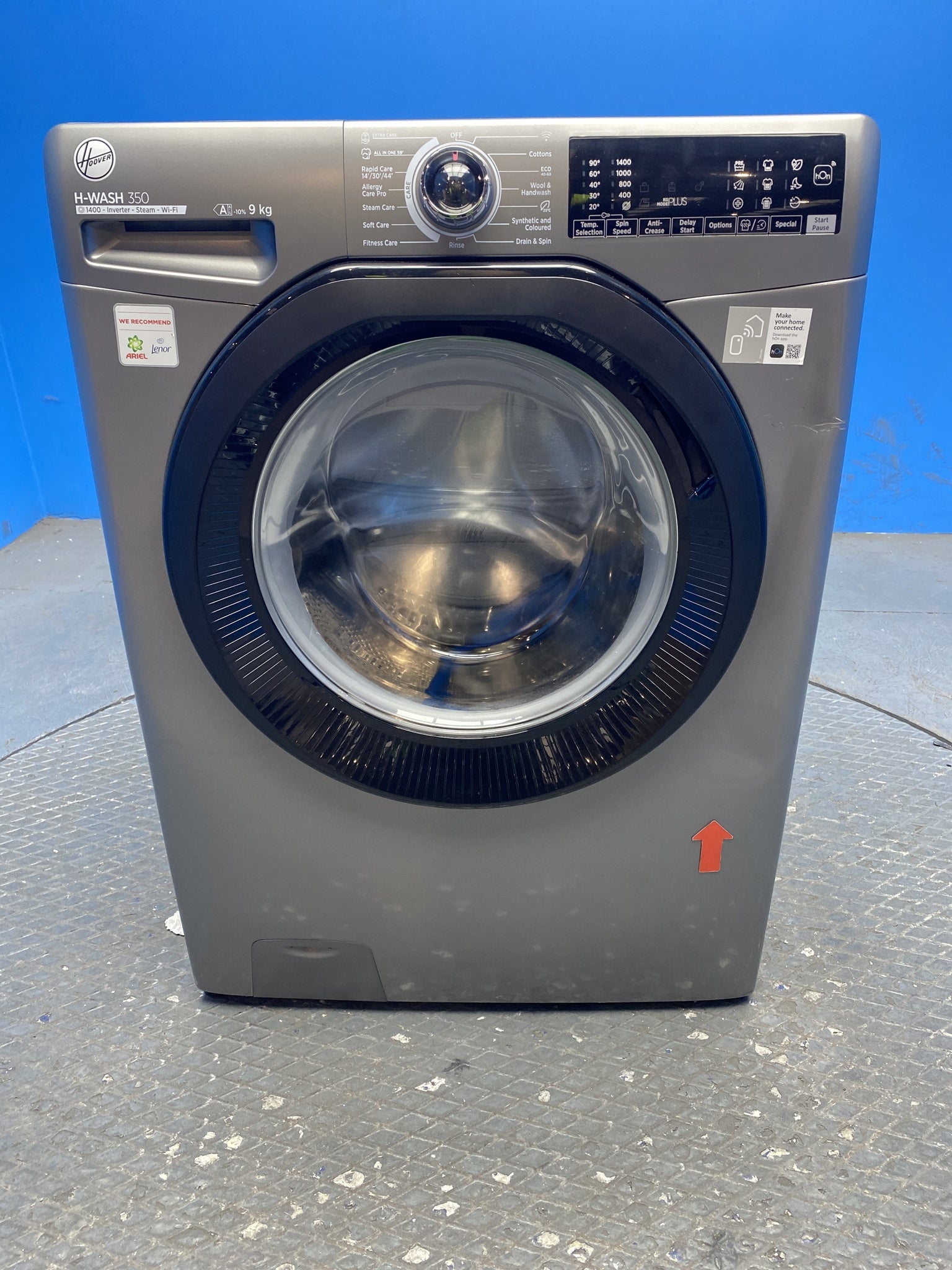 Hoover H3WPS496TAMBR680 9kg 1400 Spin Washing Machine