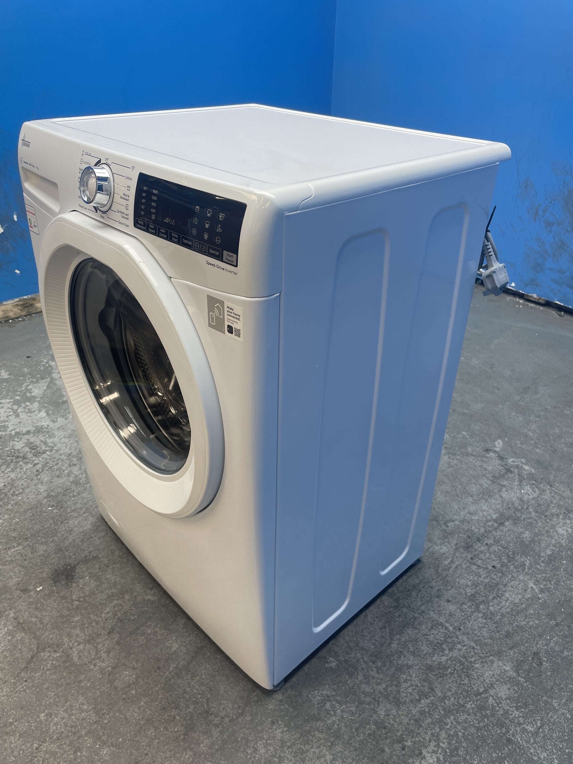 #GRC-159-983 - Hoover H-WASH 350 H3WPS696TAM6-80 9kg 1600rpm Washing Machine