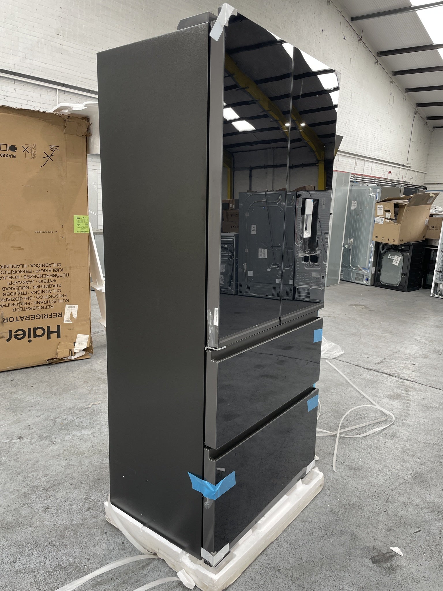 #GRC-157-913 - Haier HFKR7819DWGB SpaceFit Series 7 Multi-Door Fridge Freezer