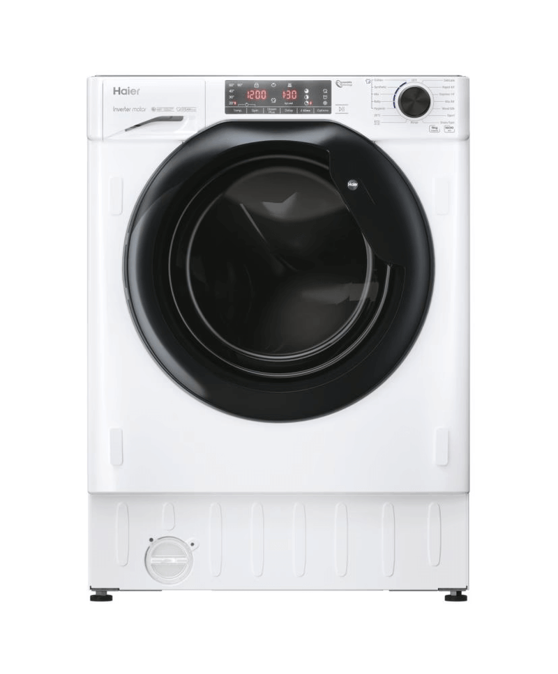 Haier HWQ90B416FWB Series 4 Integrated 9kg 1600 Spin Washing Machine - Renew 2 U
