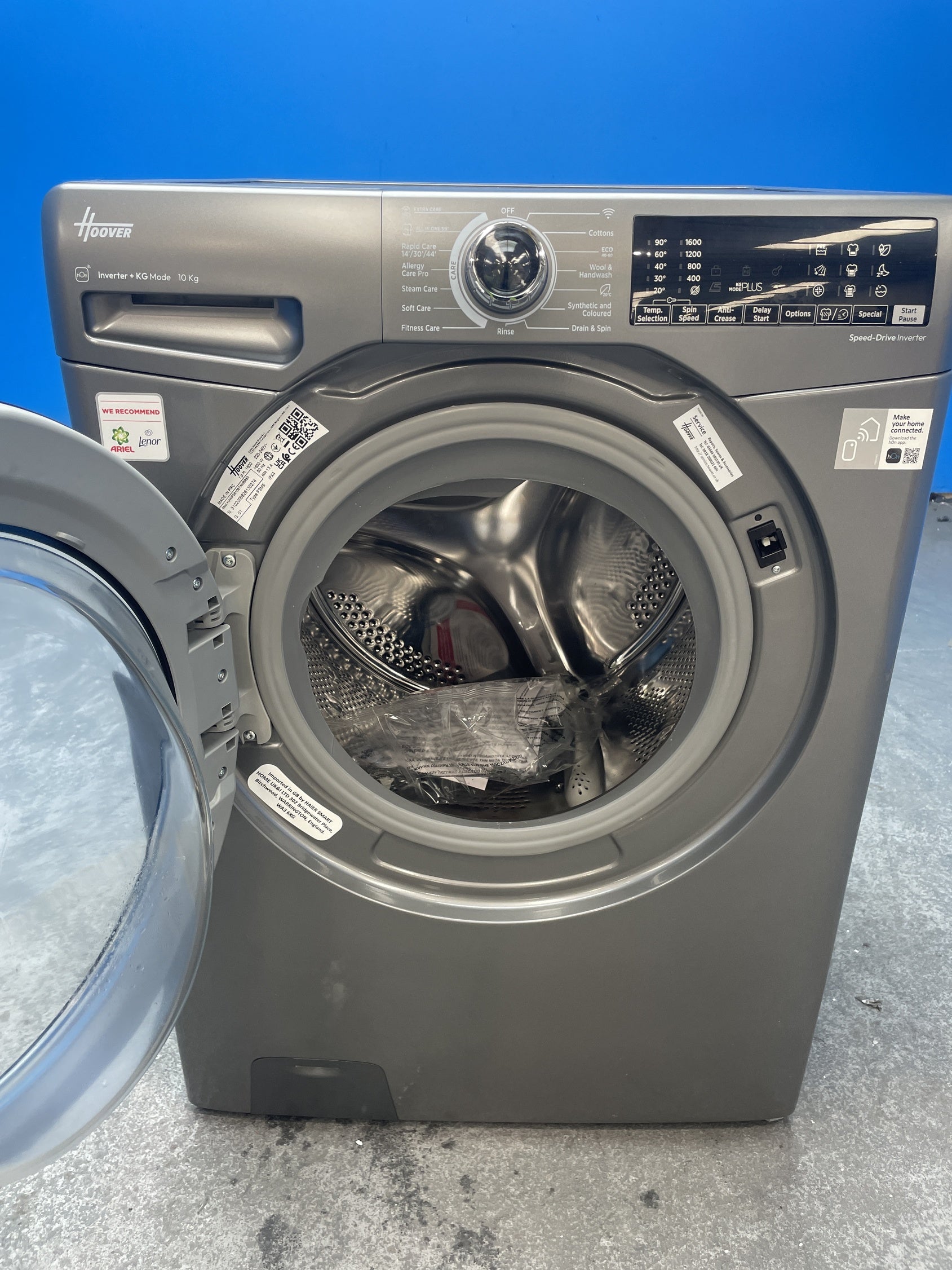 #GRC-159-581 - Hoover H3WPS6106TAMBR80 10kg 1600rpm Washing Machine
