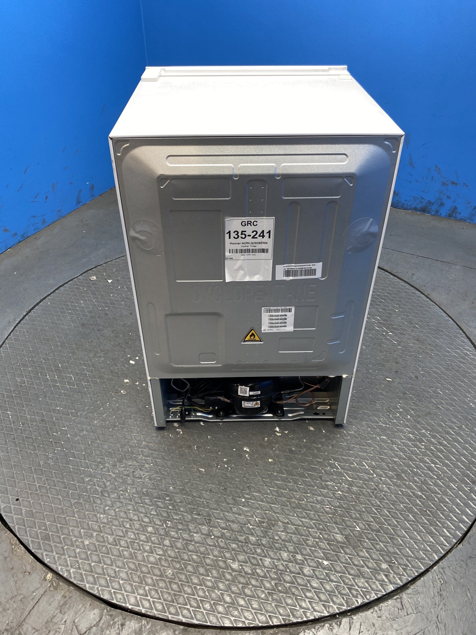 Hoover H-FRIDGE 300 HONLQ2S58EWK Under Counter Larder Fridge