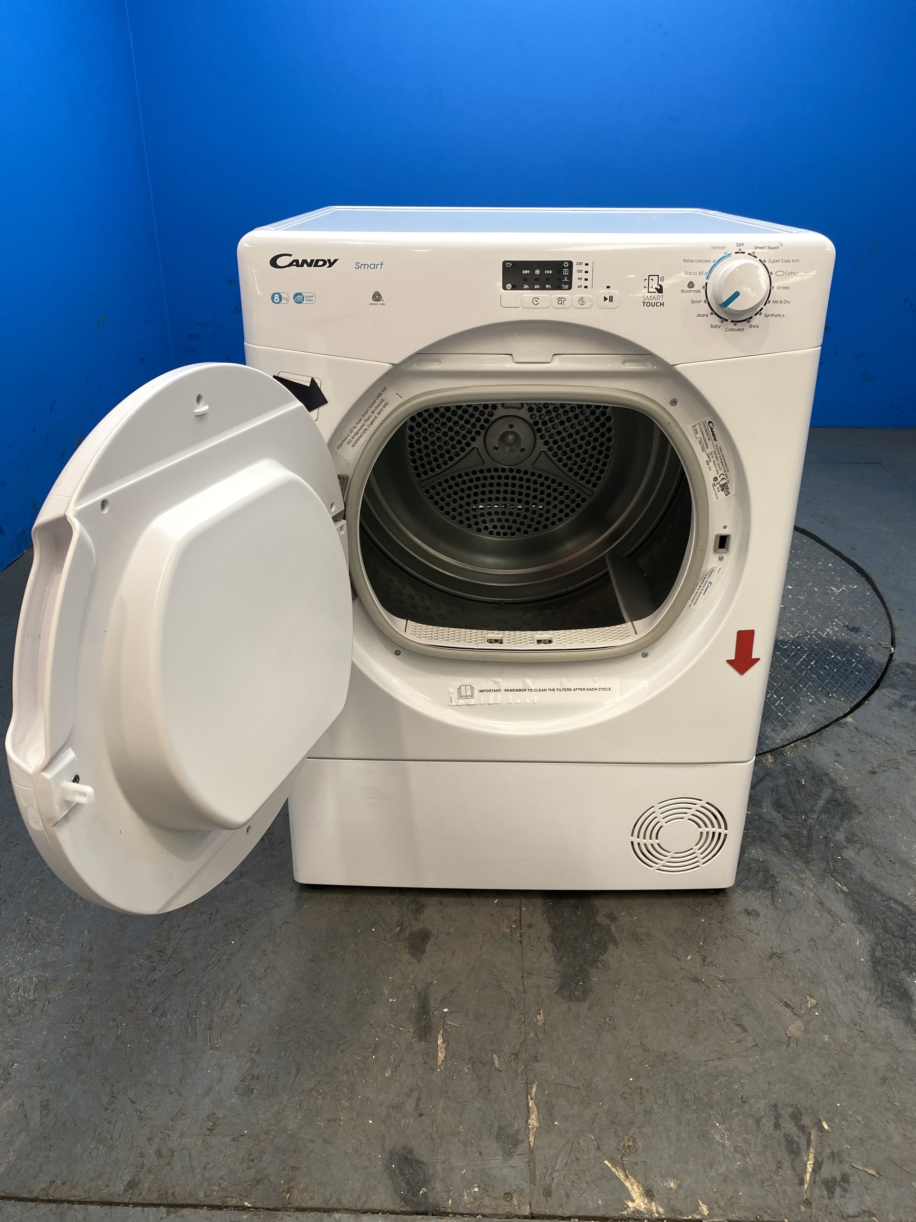 #GRC-155-168 - Candy KSEC8LF 8kg Smart Condenser Tumble Dryer
