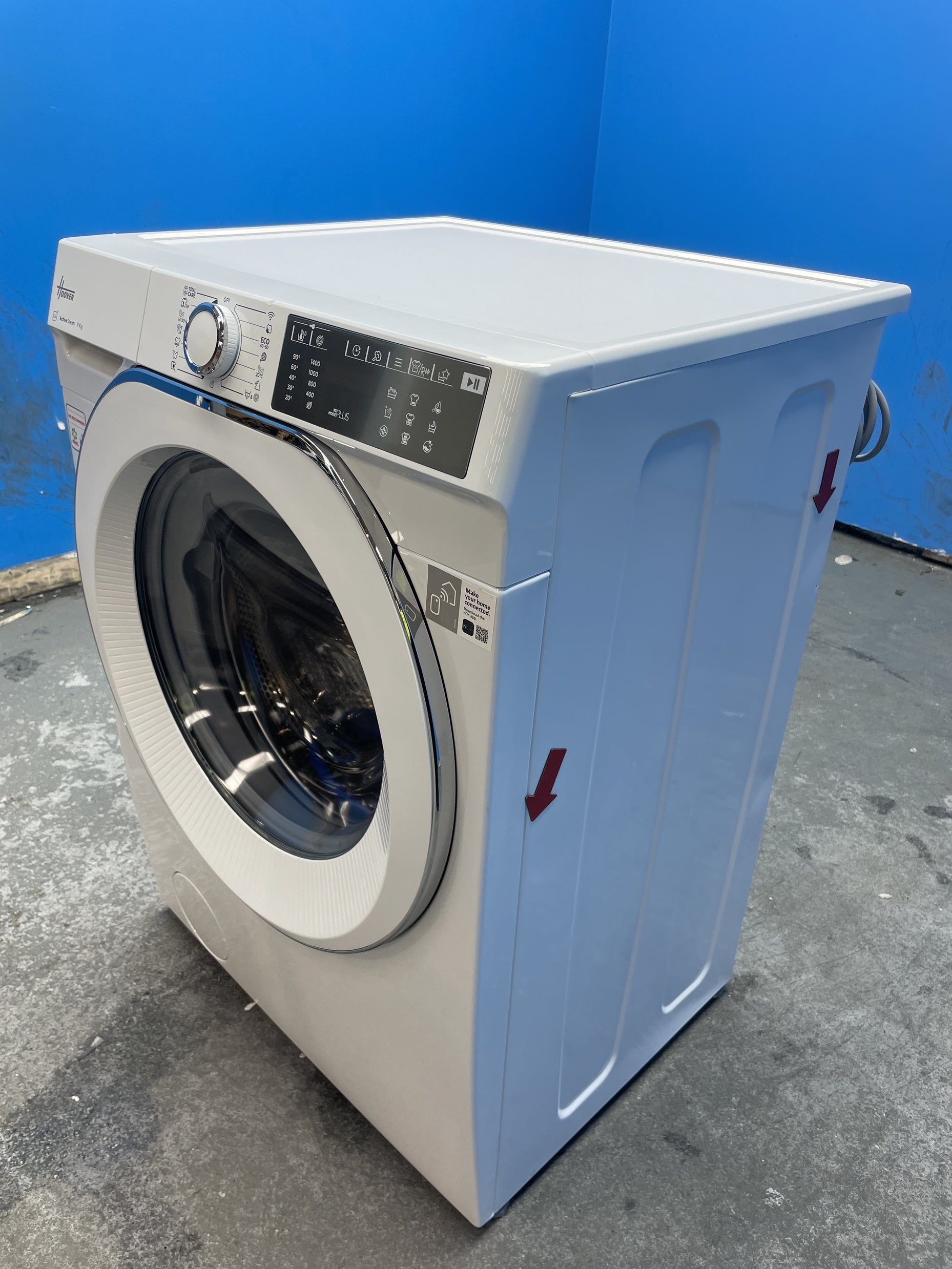 #GRC-158-625 - Hoover HWB 49AMC 9kg 1400 Spin Washing Machine