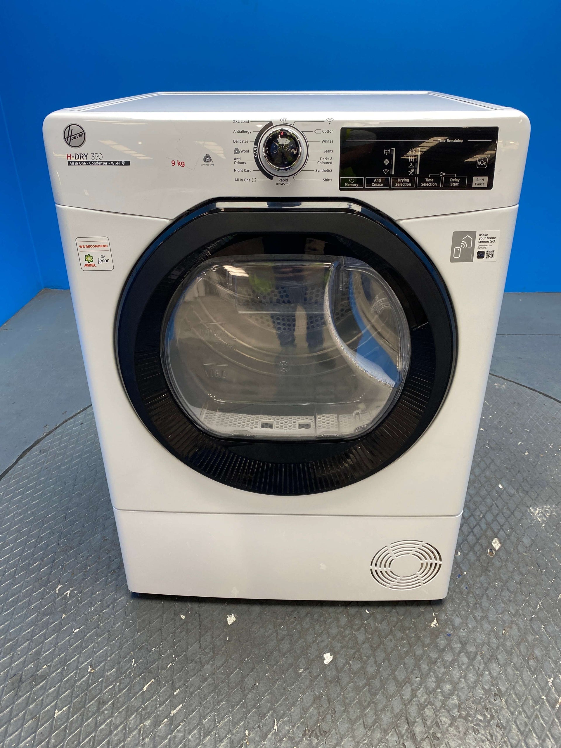 Hoover H-DRY 350 HREC9TBE-80 9kg Condenser Tumble Dryer