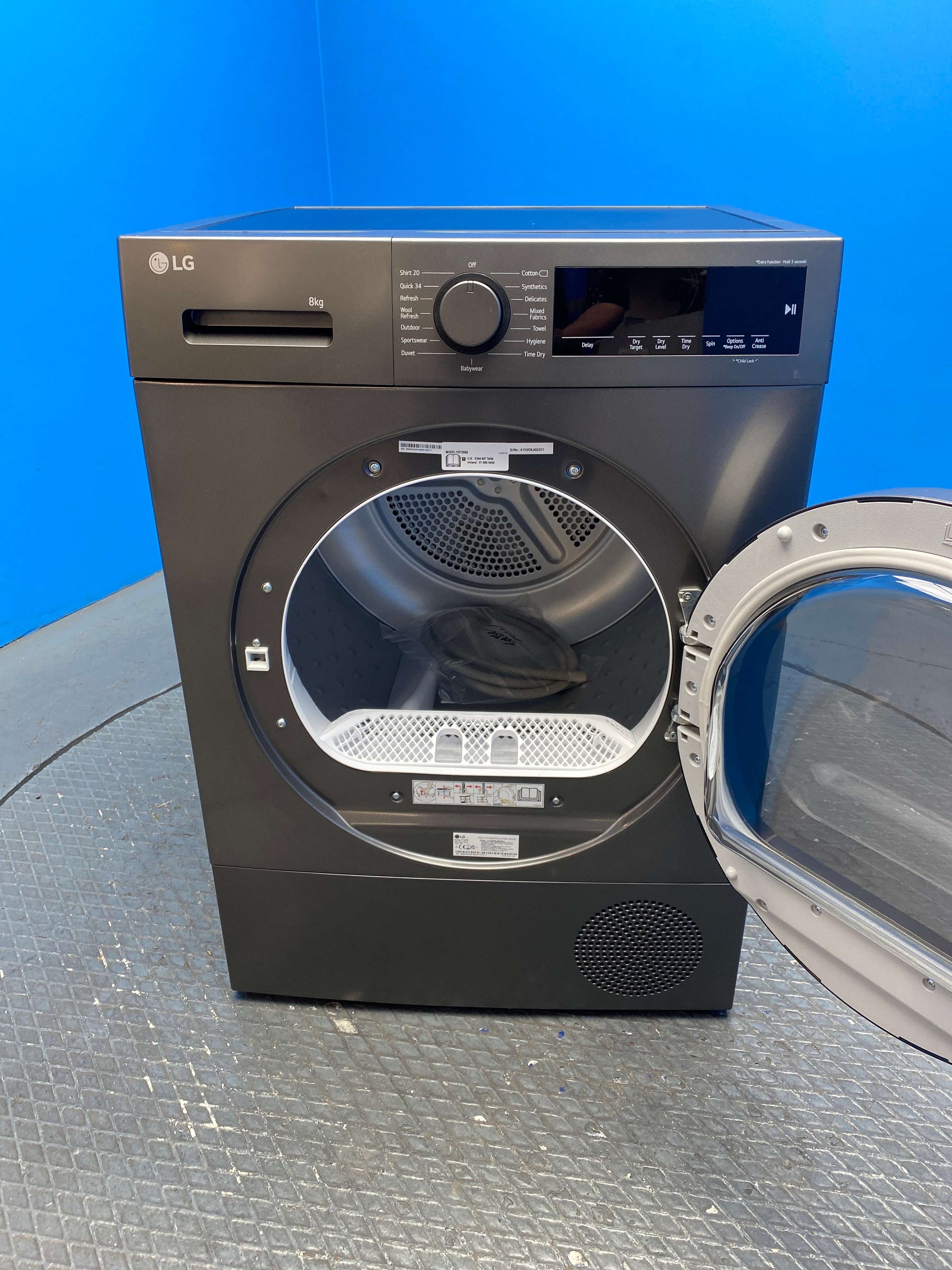 LG FDT208S 8kg Heat Pump Tumble Dryer