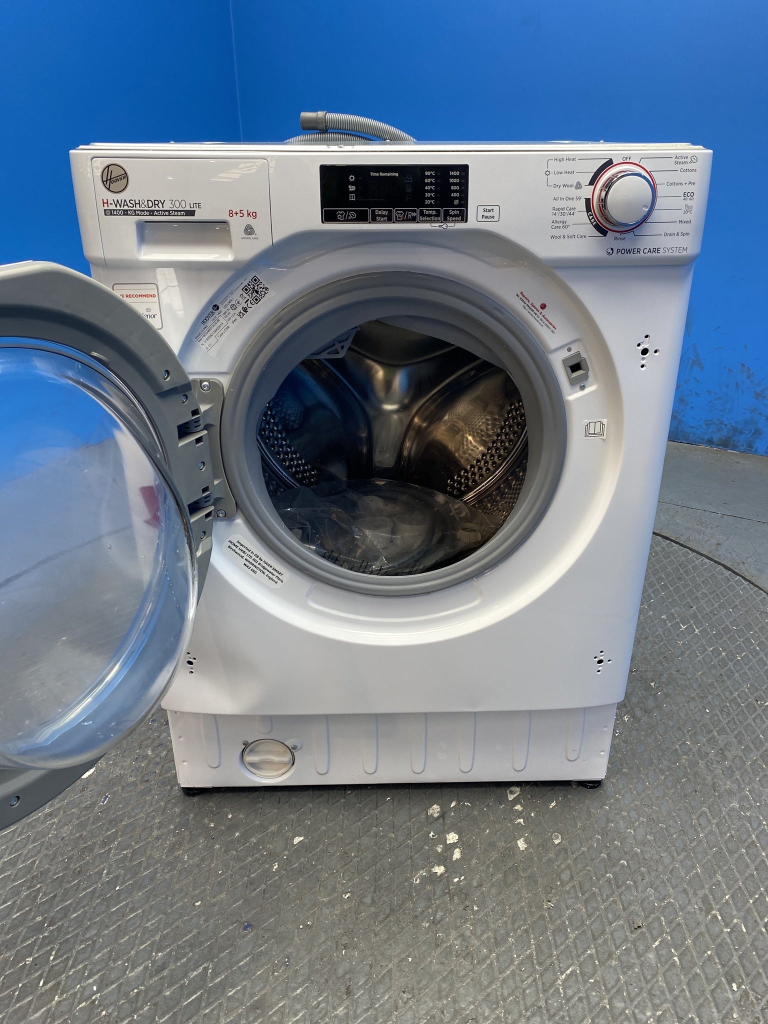 Hoover HBDS485D1ACE Integrated 8 / 5 kg 1400 Spin Washer Dryer