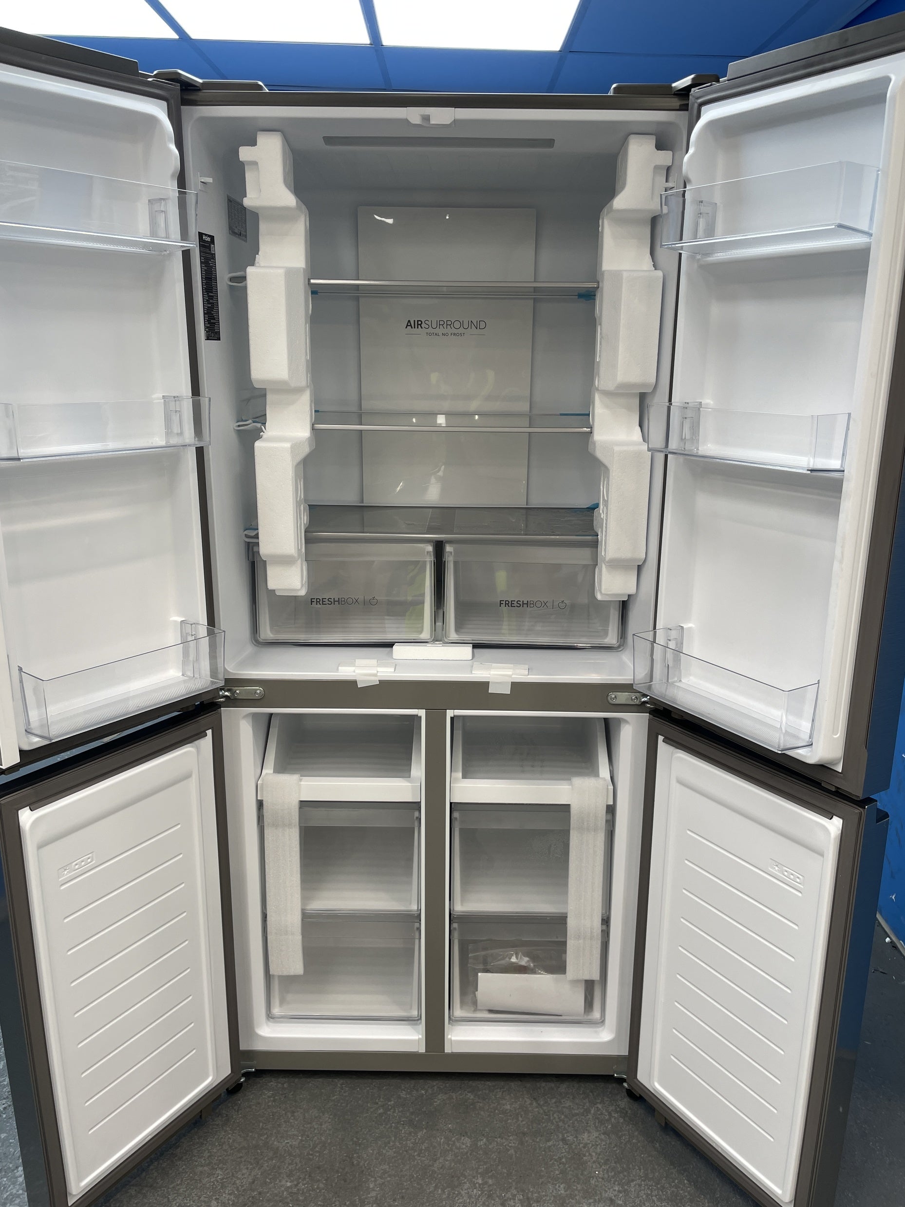 #GRC-157-956 - Haier Cube 83 Series 3 HCR3818ENMG Multi-Door Fridge Freezer