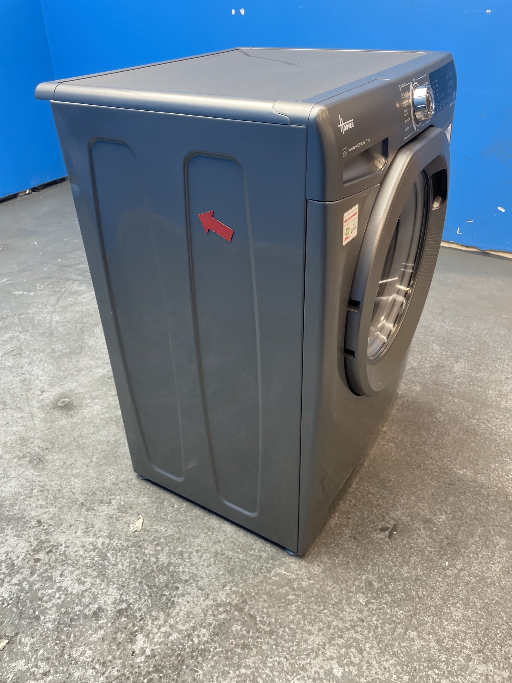 #GRC-155-731 - Hoover H3WPS496TMRR6 9kg 1400 Spin Washing Machine