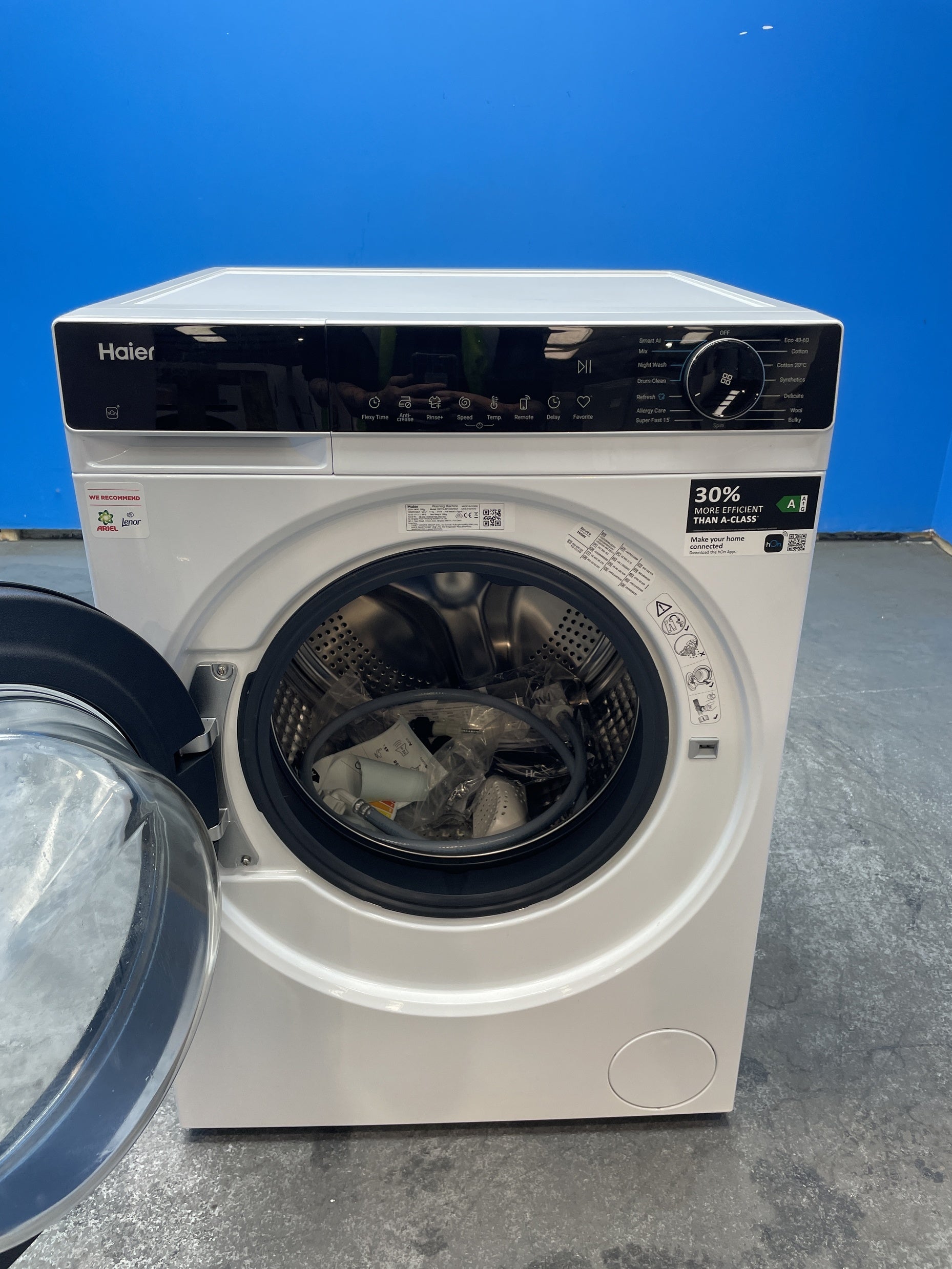 #GRC-163-470 - Haier X Series 5 11kg 1400rpm Washing Machine – Smart Dual Spray, White