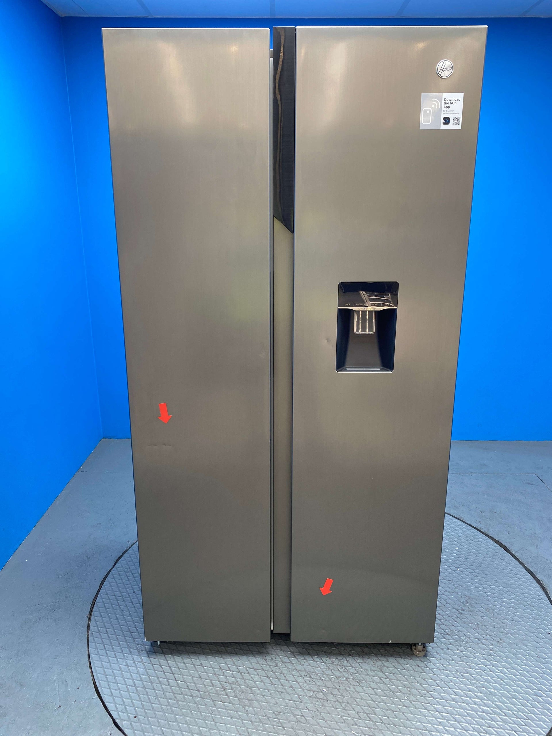 Hoover HHSBSO6174XWDK American Style 529 Litre Fridge Freezer