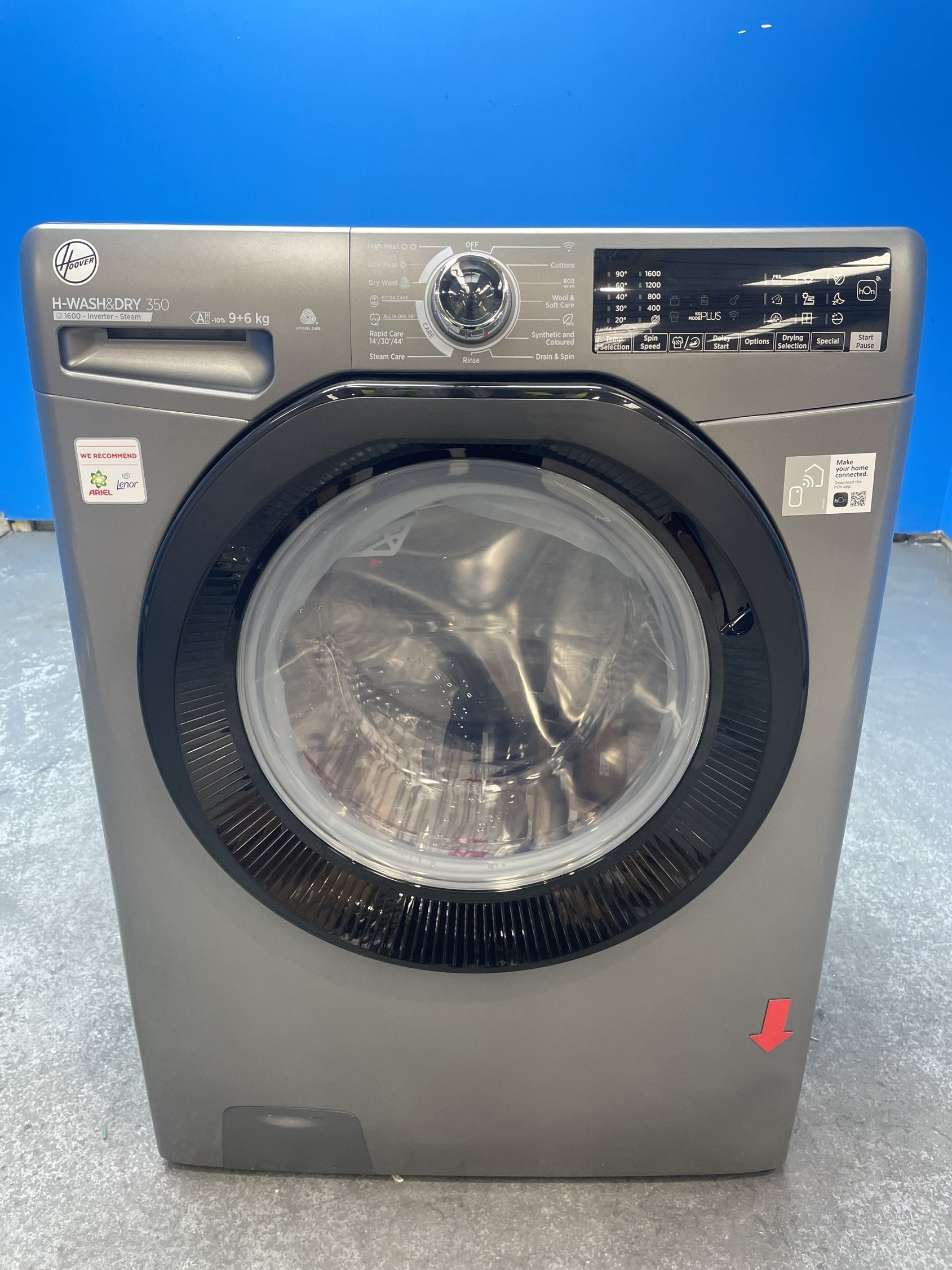 #GRC-160-130 - Hoover H3DPS6966TAMBR 9/6kg 1400 Spin Washer Dryer