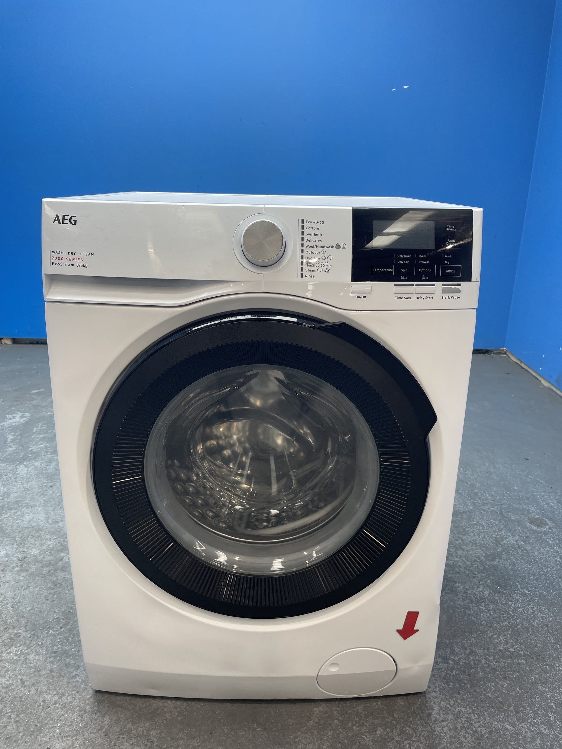 #GRC-139-417 - AEG LWR7185M4B ProSteam 8/5kg 1400rpm Washer Dryer