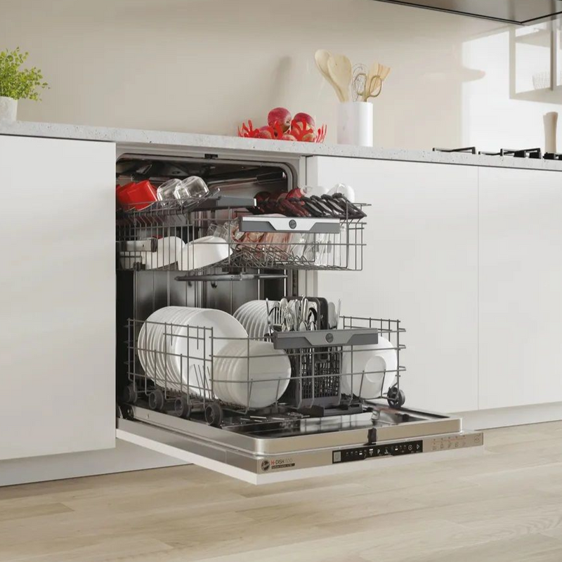 Hoover HI4E7L0S Fully Integrated 14 Place Setting Dishwasher