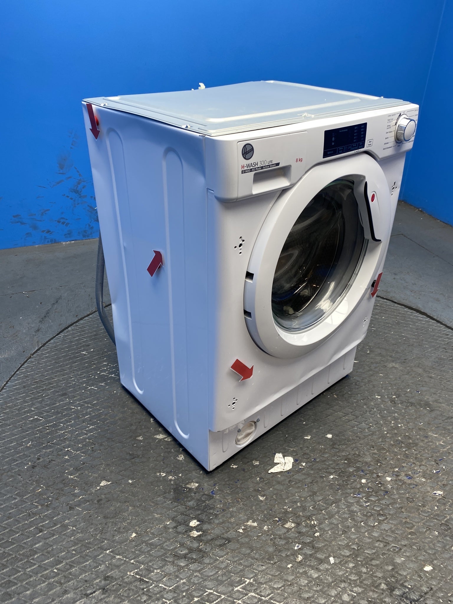 Hoover HBWS48D1W4 Integrated  8kg 1400 Spin Washing Machine