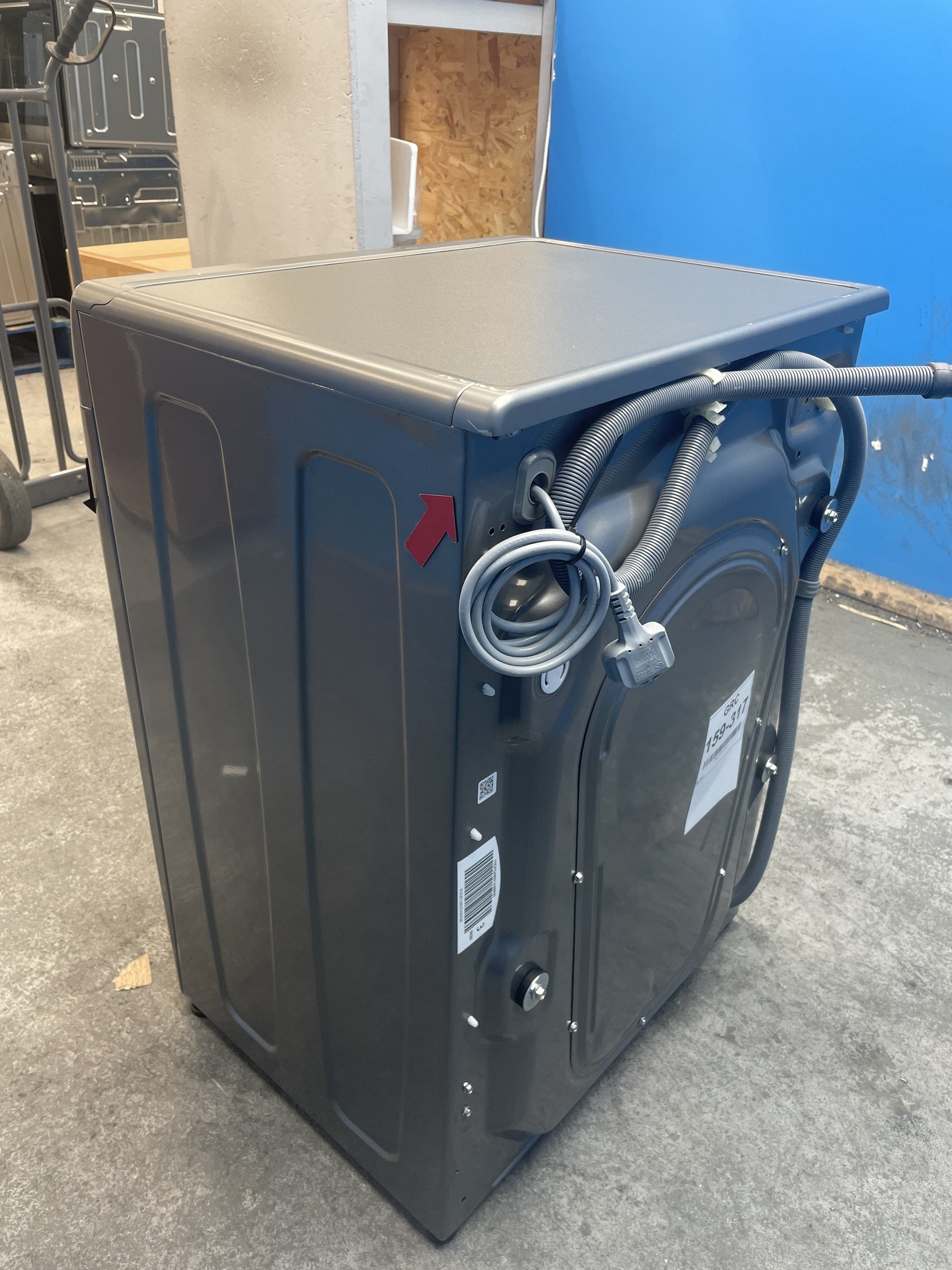 #GRC-159-317 - Hoover H3DPS4966TAMBR80 9kg / 6kg 1400 Spin Washer Dryer