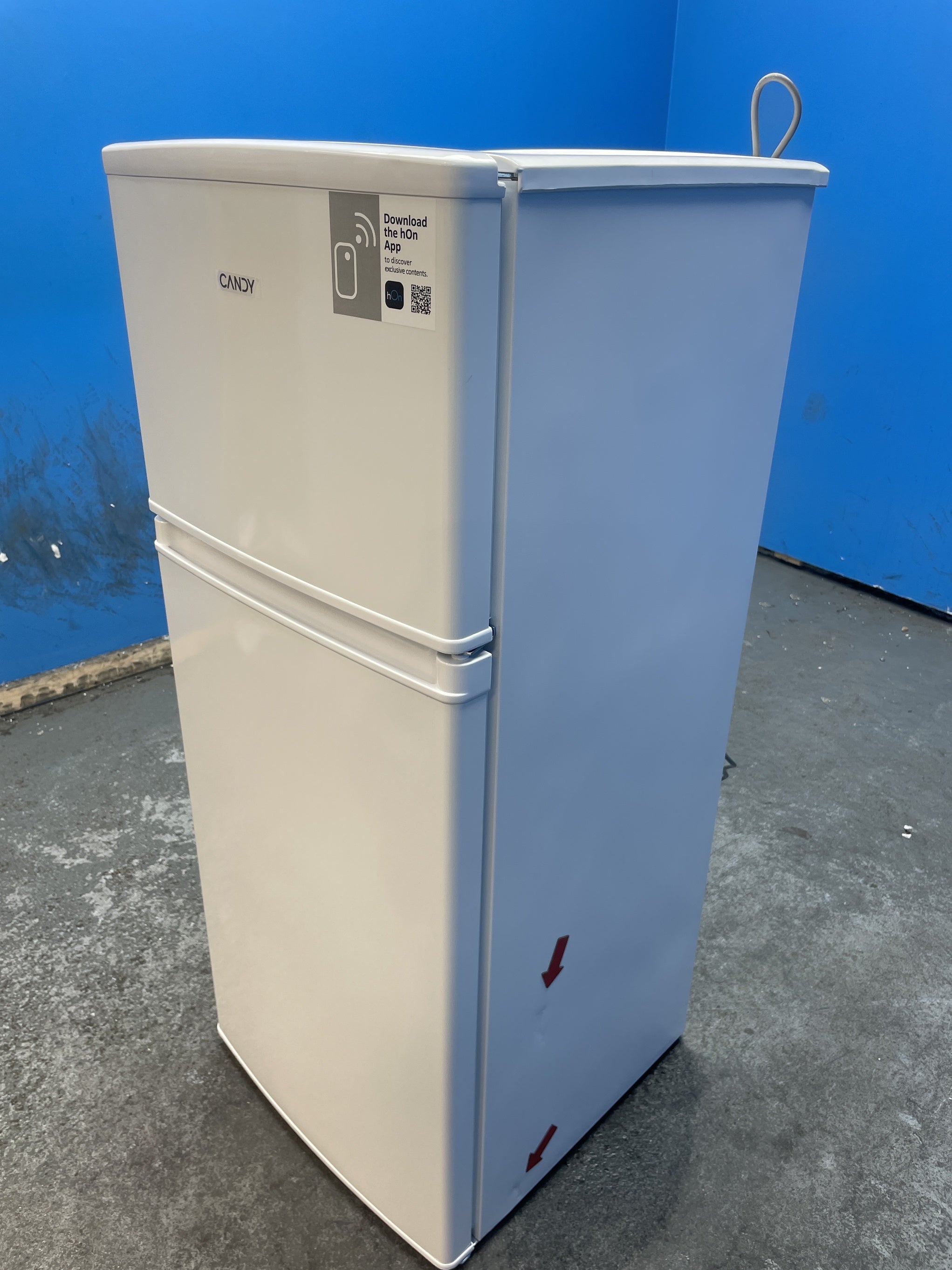 #GRC-158-560 - Candy CDH1S313EWK Slimline 117 Litre Top Mount Fridge Freezer
