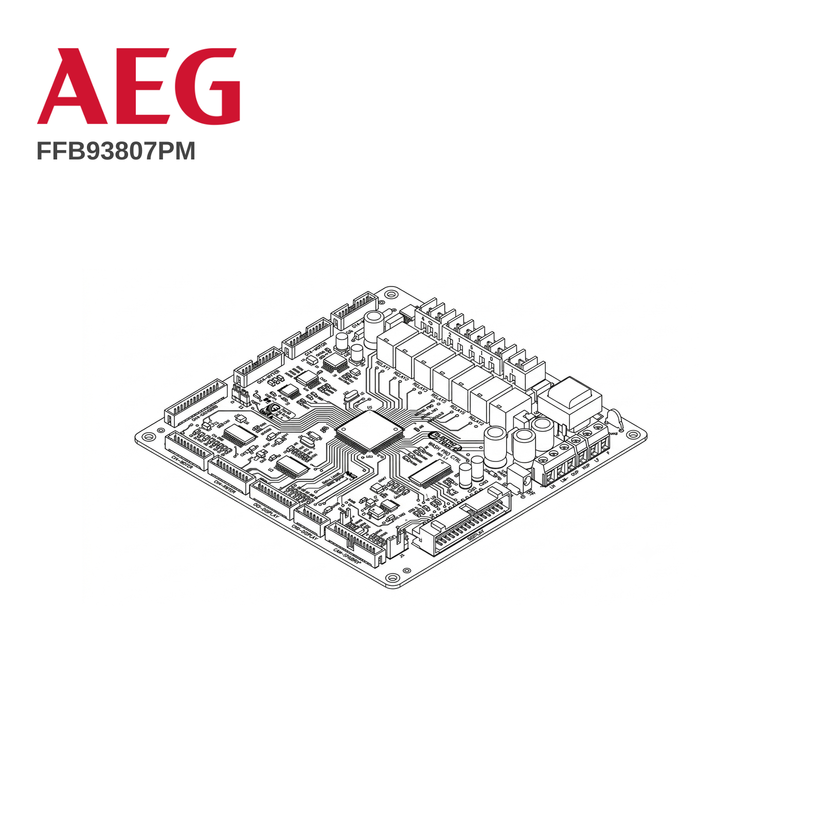 AEG FFB93807PM Dishwasher PCB - Renew 2 U