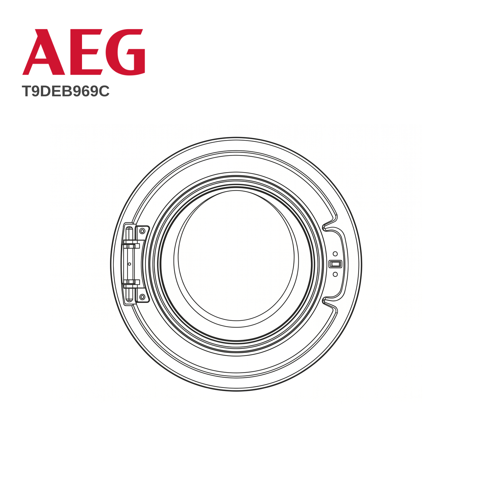 AEG T9DEB969C Laundry Door - Renew 2 U