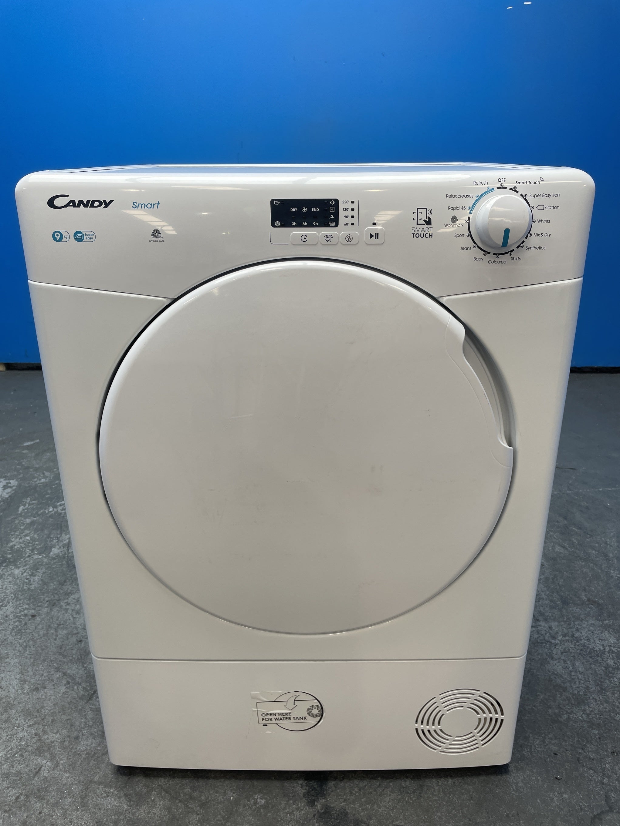 #GRC-163-087 - Candy CSEC9LF-80 9kg Vented Tumble Dryer
